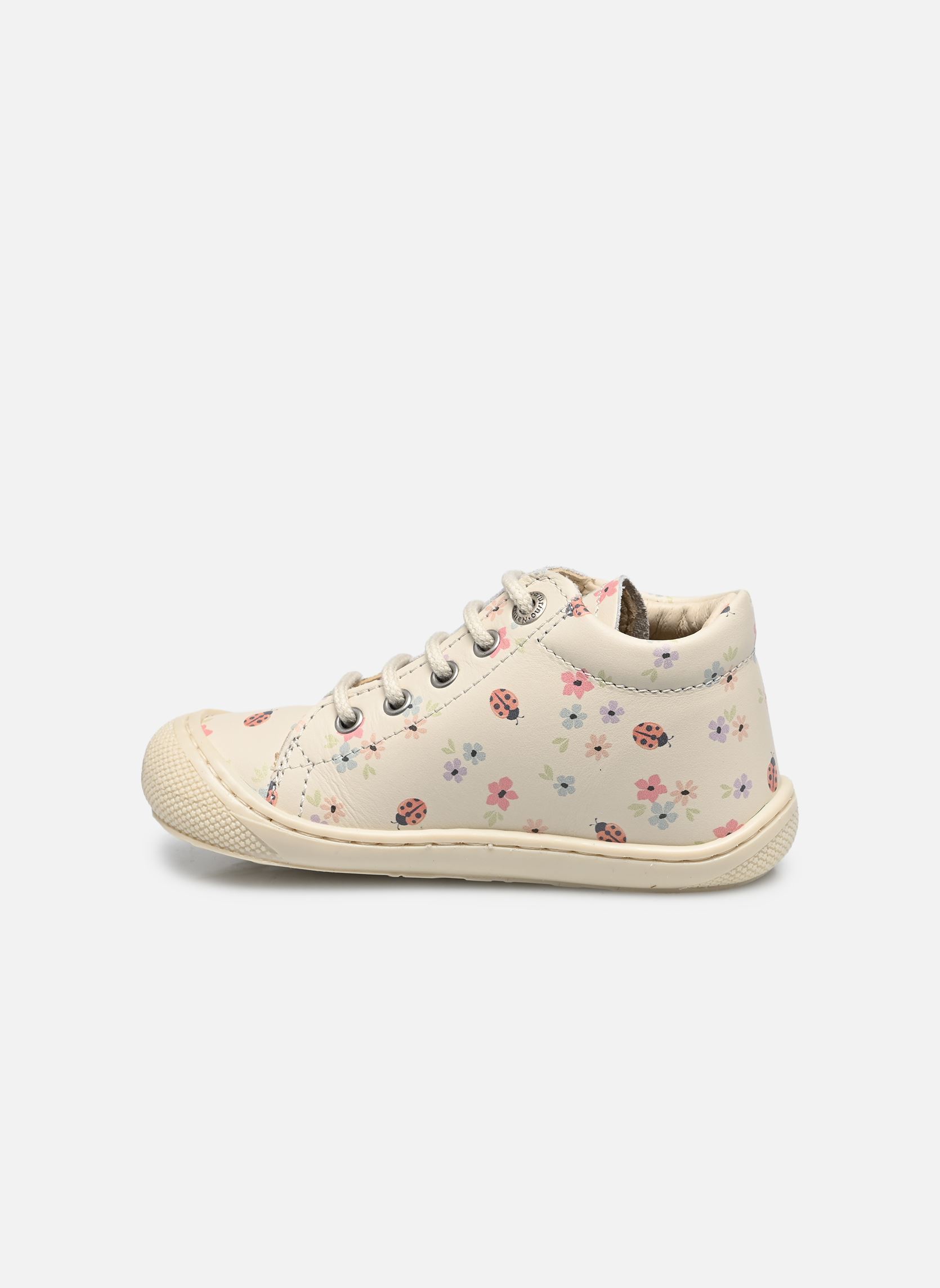 Chaussures premiers pas Cocoon fille blanc Naturino Chaussures premiers pas Cocoon fille blanc CALF PR.JUNE MILK