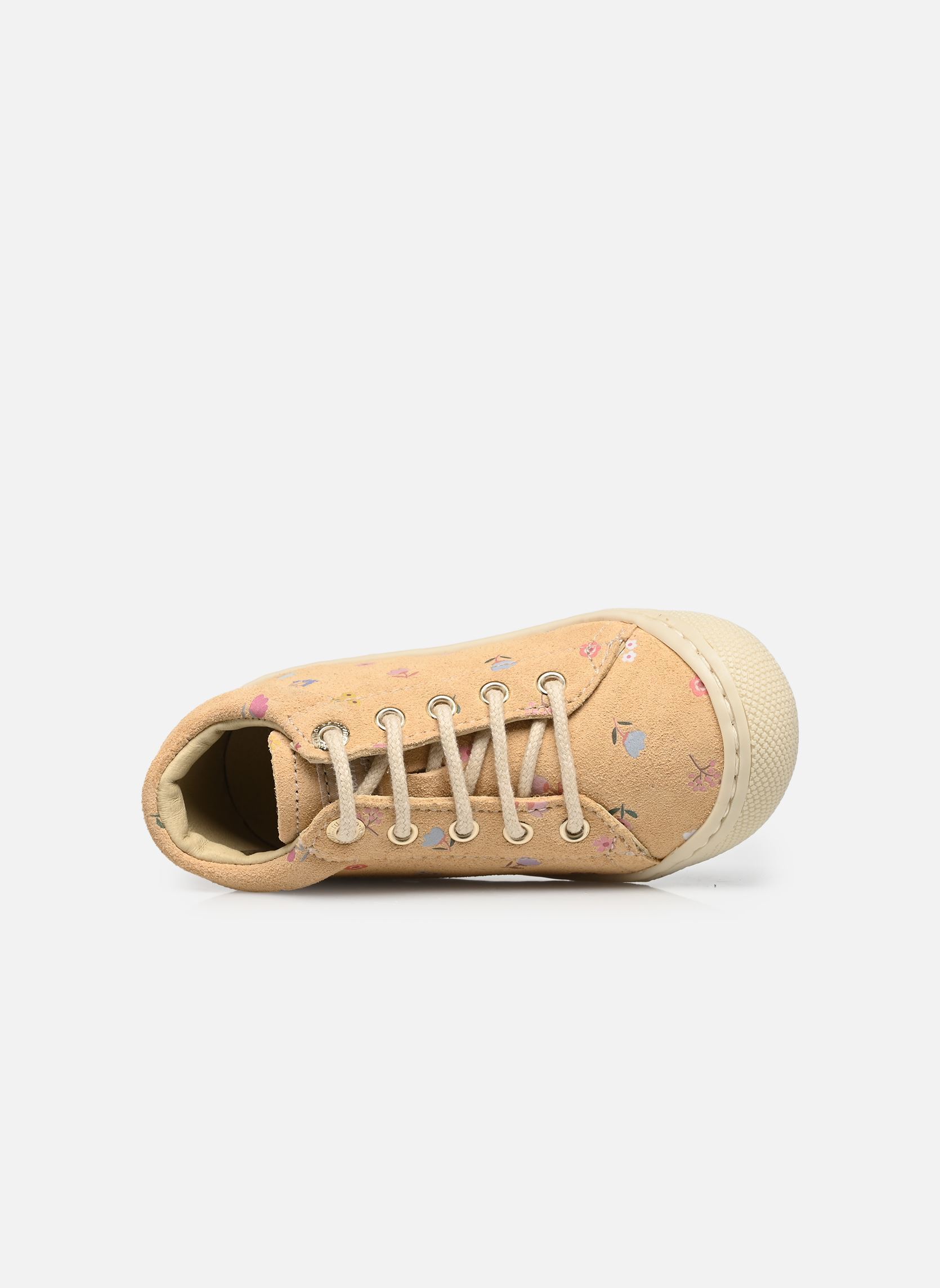 Chaussures premiers pas Cocoon fille beige Naturino Chaussures premiers pas Cocoon fille beige SUEDE PR.LIBERTY VANILLA