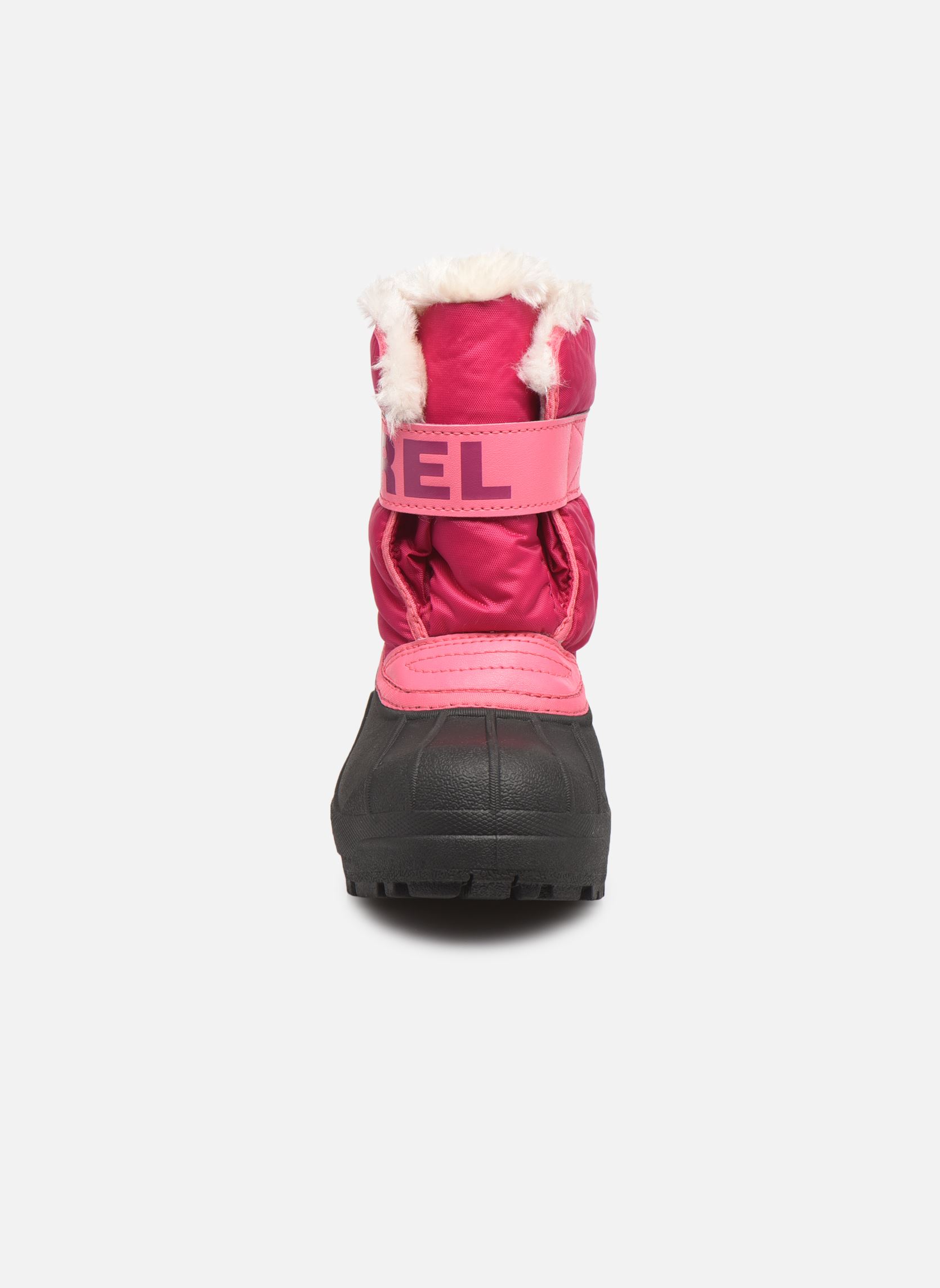 Bottes de neige Snow Commander fille rose Sorel Bottes de neige Snow Commander fille rose TROPIC PINK, DEEP BLUSH