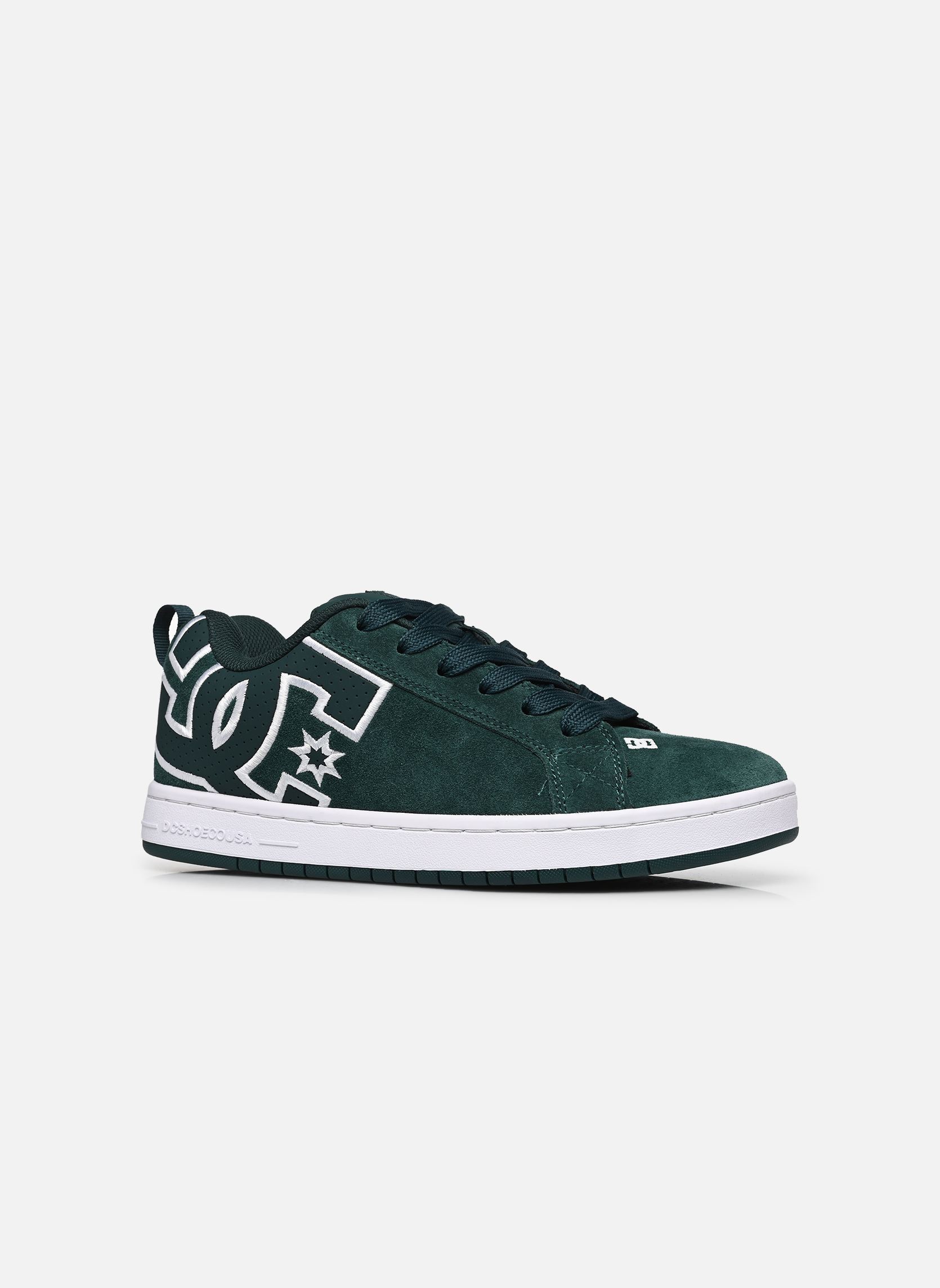 Baskets basses Court Graffik SE homme vert DC Shoes Baskets basses Court Graffik SE homme vert Dark Green/White