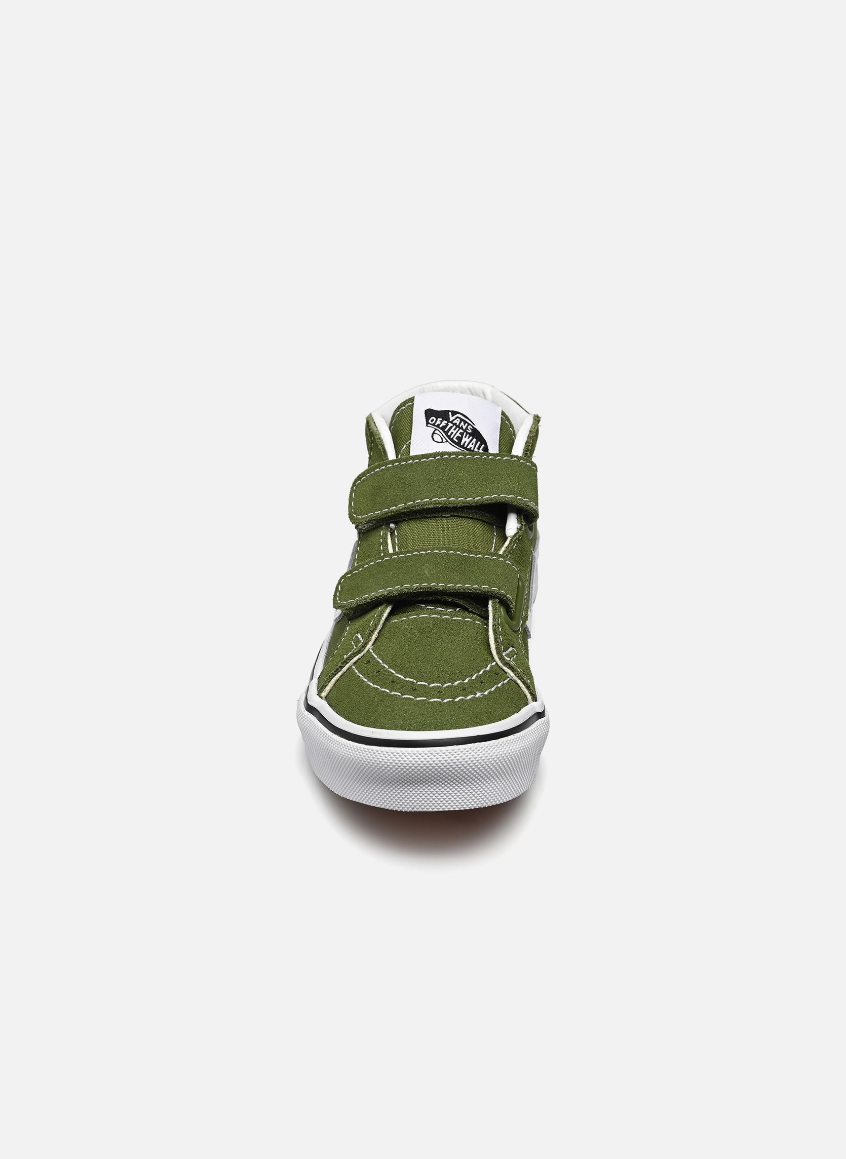 Baskets basses SK8-Mid Reissue V fille vert Vans Baskets basses SK8-Mid Reissue V fille vert COLOR THEORY PESTO