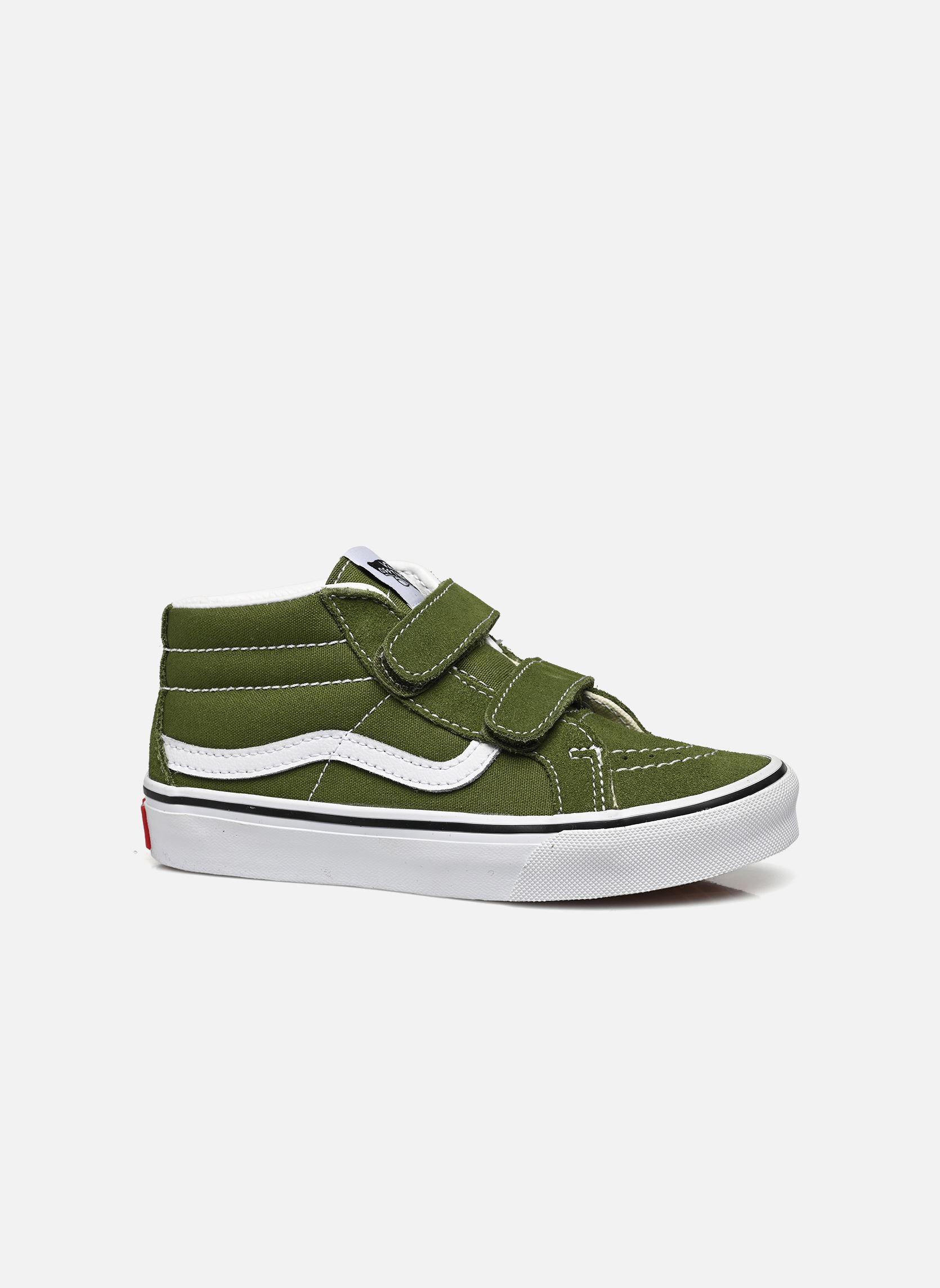 Baskets basses SK8-Mid Reissue V fille vert Vans Baskets basses SK8-Mid Reissue V fille vert COLOR THEORY PESTO