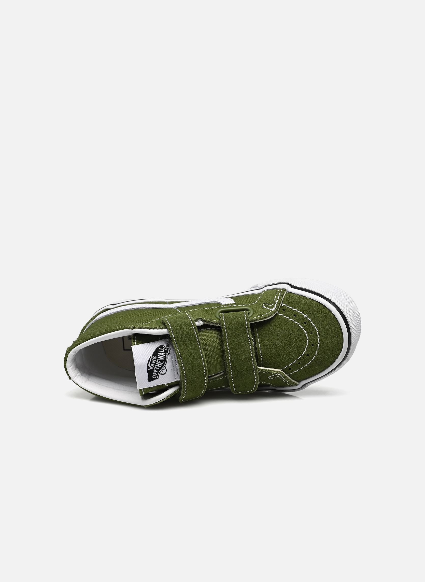 Baskets basses SK8-Mid Reissue V fille vert Vans Baskets basses SK8-Mid Reissue V fille vert COLOR THEORY PESTO