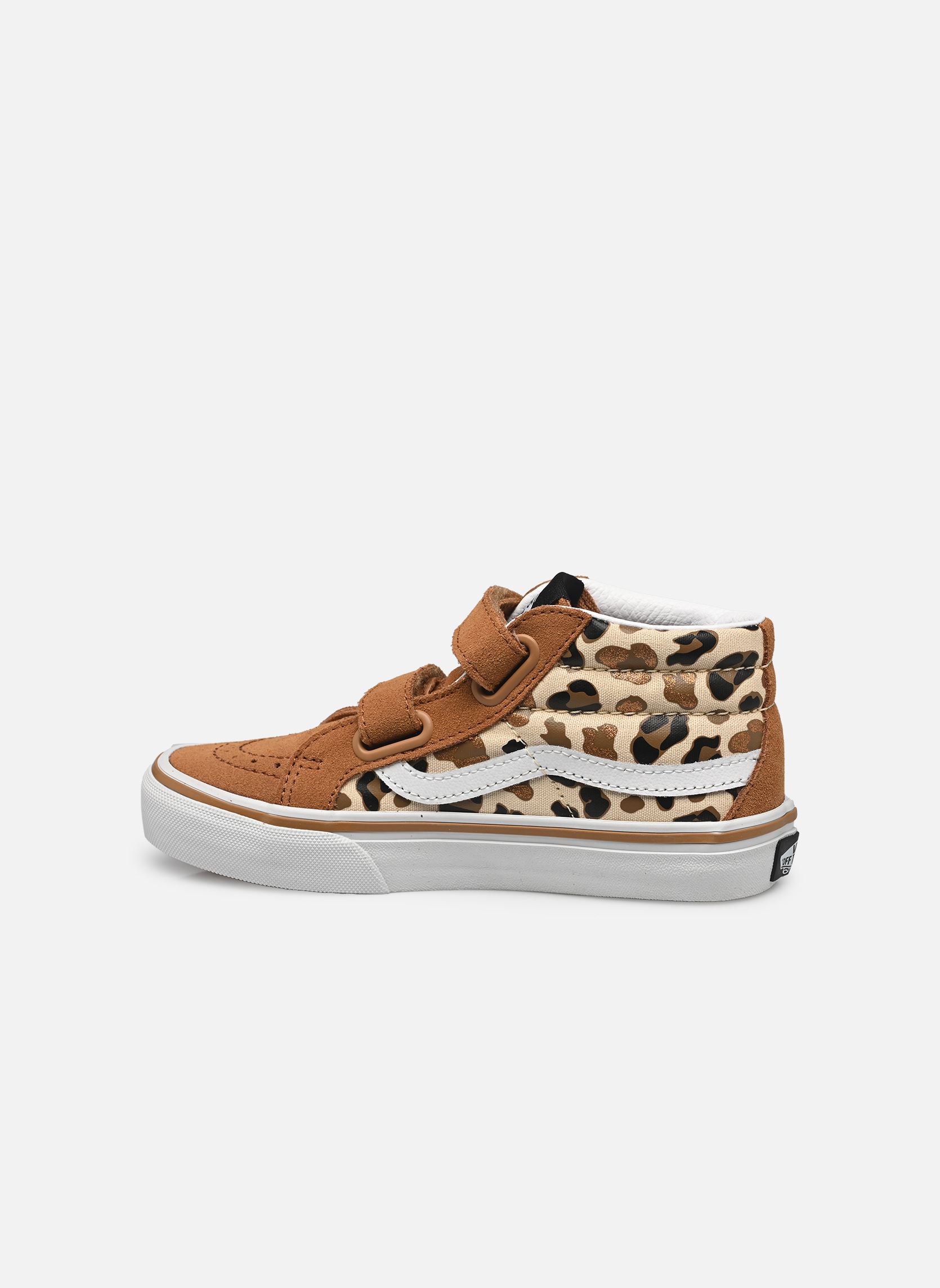 Niedrige Sneaker SK8-Mid Reissue V mädchen braun Vans Niedrige Sneaker SK8-Mid Reissue V mädchen braun LEOPARD GLITTER BROWN/TRUE WHI