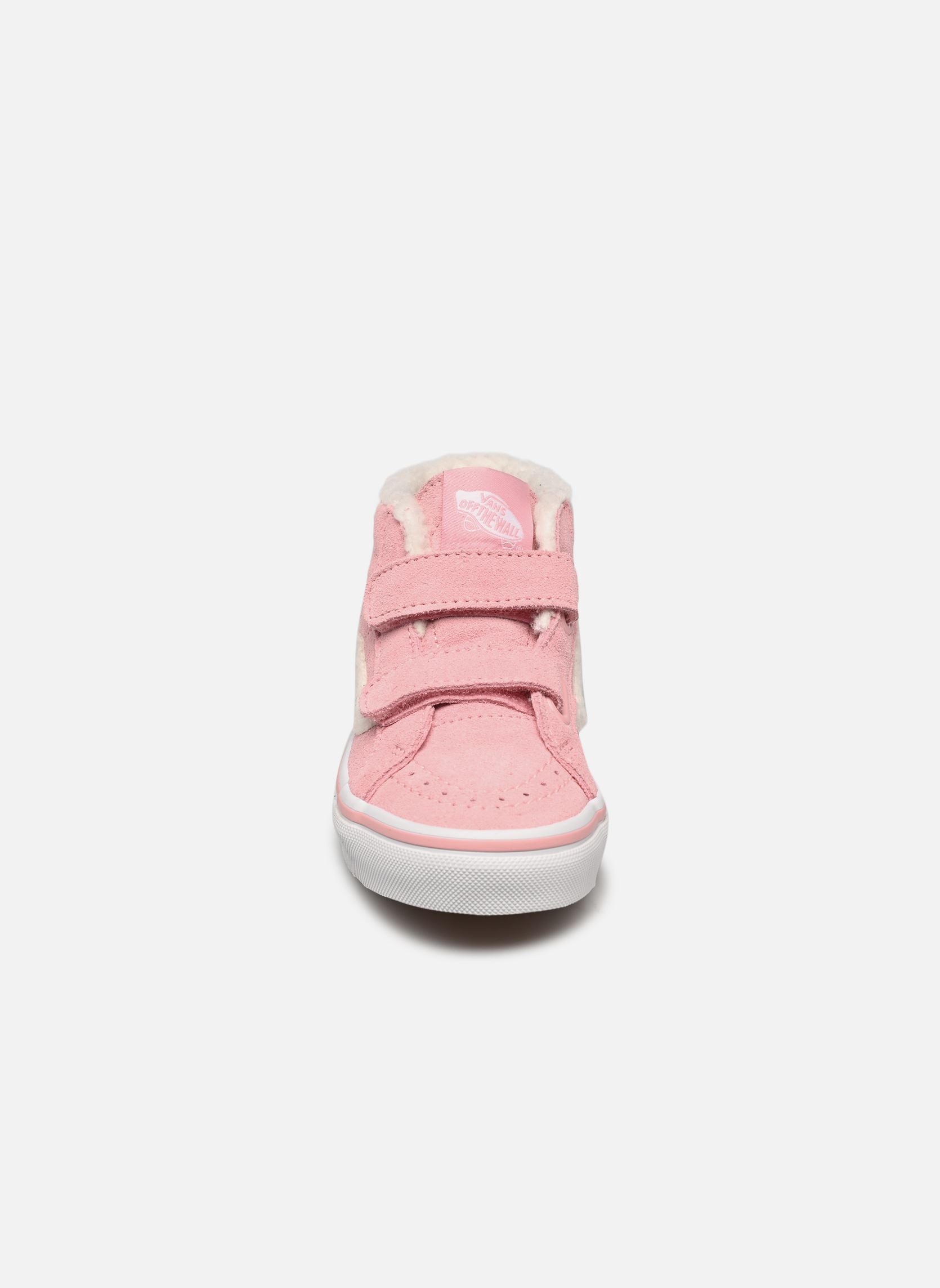 Baskets basses SK8-Mid Reissue V fille rose Vans Baskets basses SK8-Mid Reissue V fille rose SHERPA POP PINK