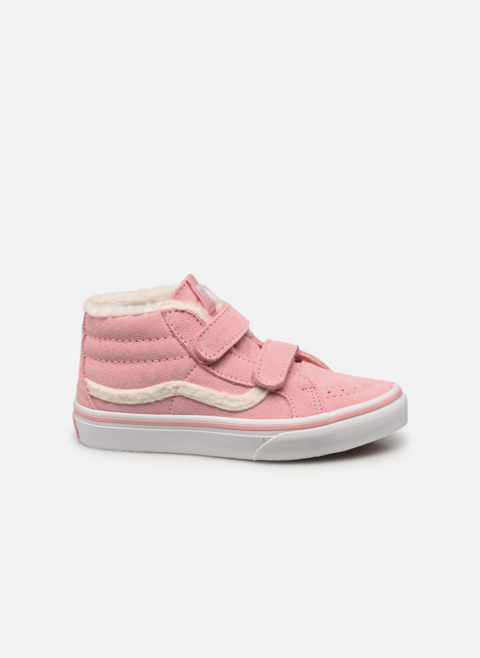 Baskets basses SK8-Mid Reissue V fille rose Vans Baskets basses SK8-Mid Reissue V fille rose SHERPA POP PINK