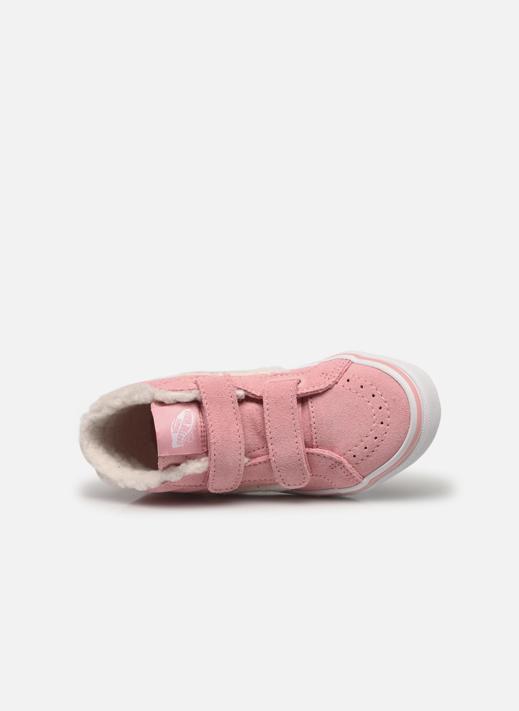 Baskets basses SK8-Mid Reissue V fille rose Vans Baskets basses SK8-Mid Reissue V fille rose SHERPA POP PINK