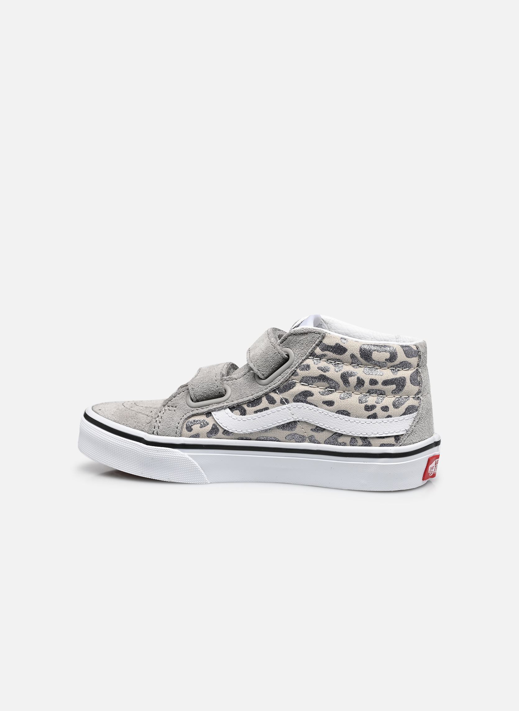 Baskets basses SK8-Mid Reissue V fille gris Vans Baskets basses SK8-Mid Reissue V fille gris BGF - LEOPARD GLITTER GRAY