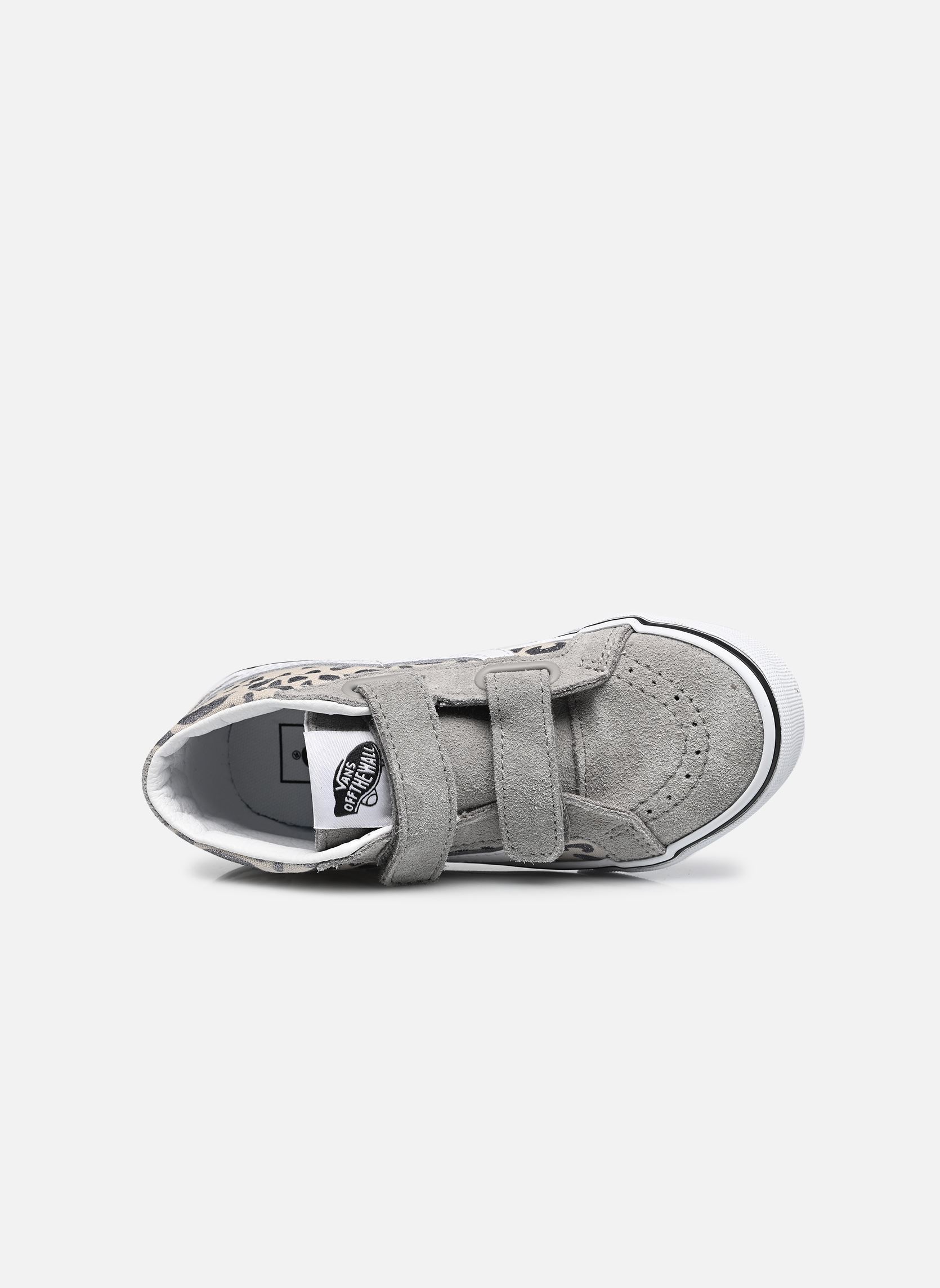 Baskets basses SK8-Mid Reissue V fille gris Vans Baskets basses SK8-Mid Reissue V fille gris BGF - LEOPARD GLITTER GRAY