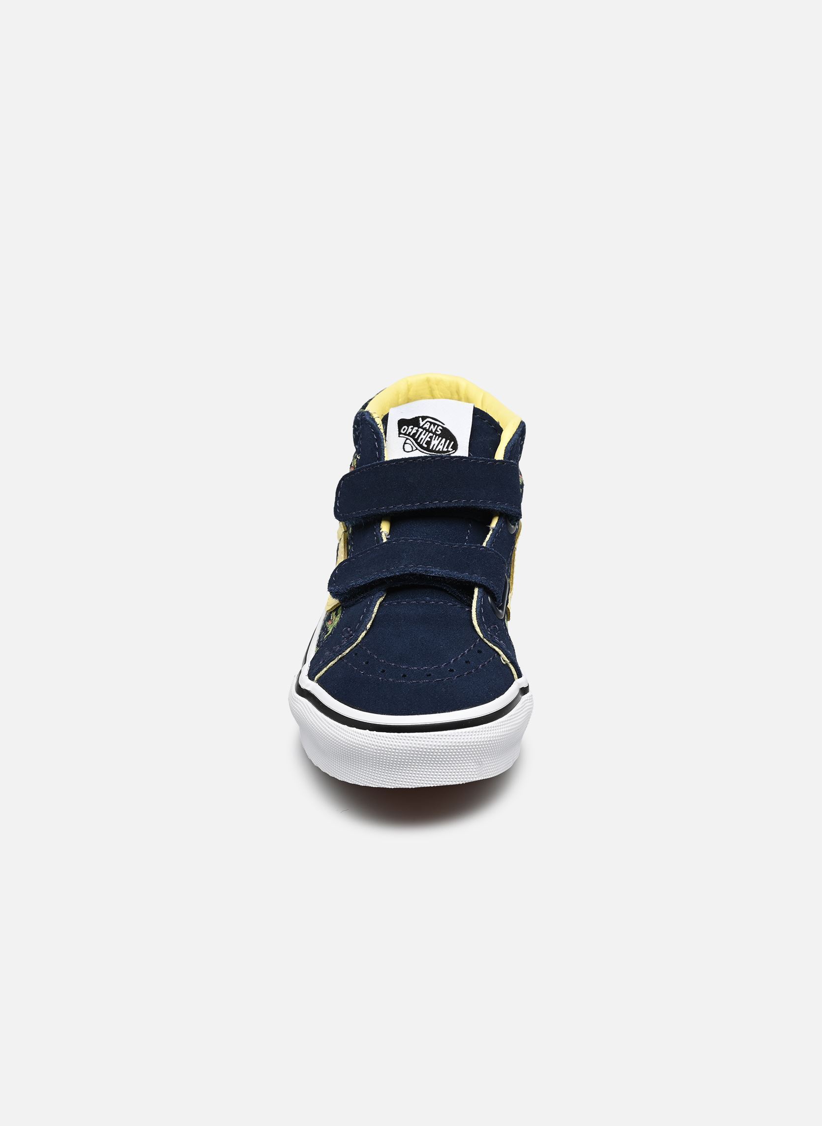 Baskets basses SK8-Mid Reissue V garçon bleu Vans Baskets basses SK8-Mid Reissue V garçon bleu YY0 - GLOW CROC NAVY/YELLOW