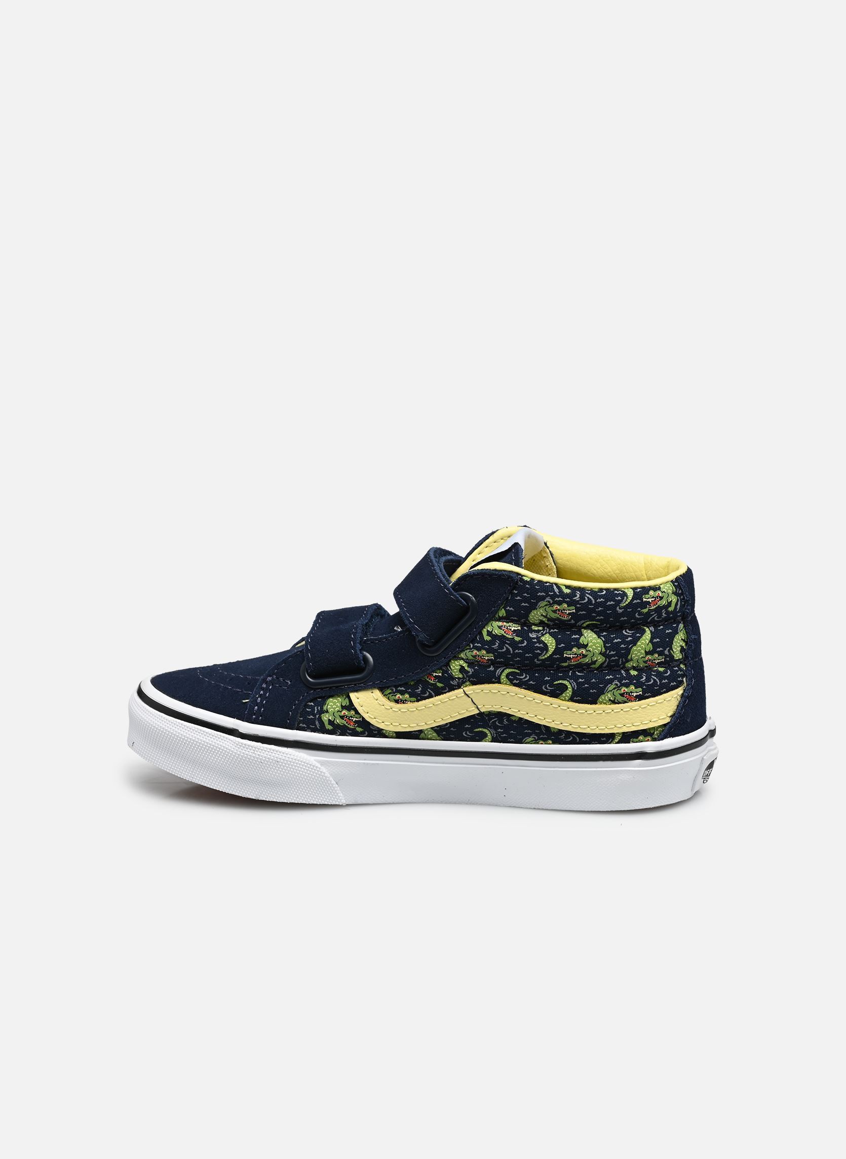 Baskets basses SK8-Mid Reissue V garçon bleu Vans Baskets basses SK8-Mid Reissue V garçon bleu YY0 - GLOW CROC NAVY/YELLOW
