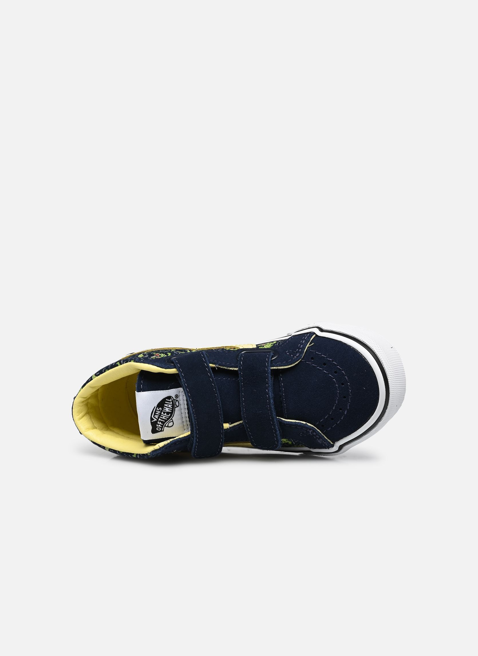 Baskets basses SK8-Mid Reissue V garçon bleu Vans Baskets basses SK8-Mid Reissue V garçon bleu YY0 - GLOW CROC NAVY/YELLOW