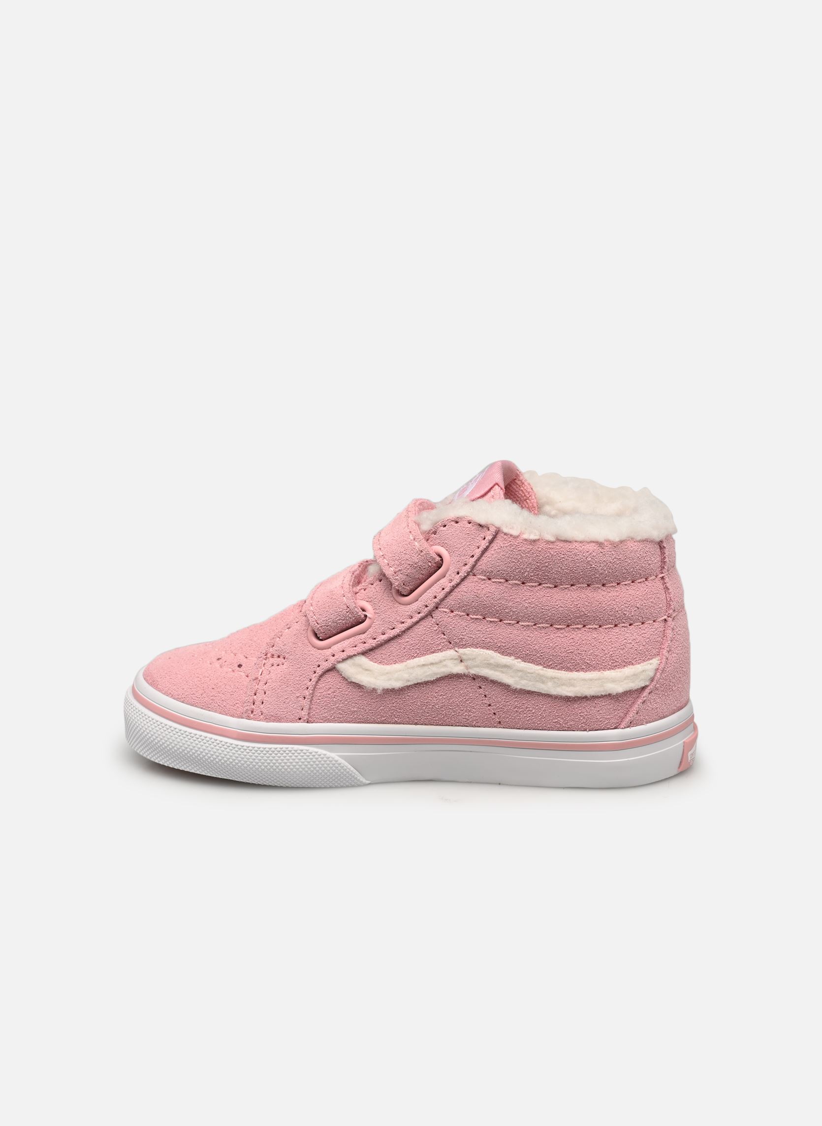 Baskets basses SK8-Mid Reissue V BB fille rose Vans Baskets basses SK8-Mid Reissue V BB fille rose SHERPA POP PINK