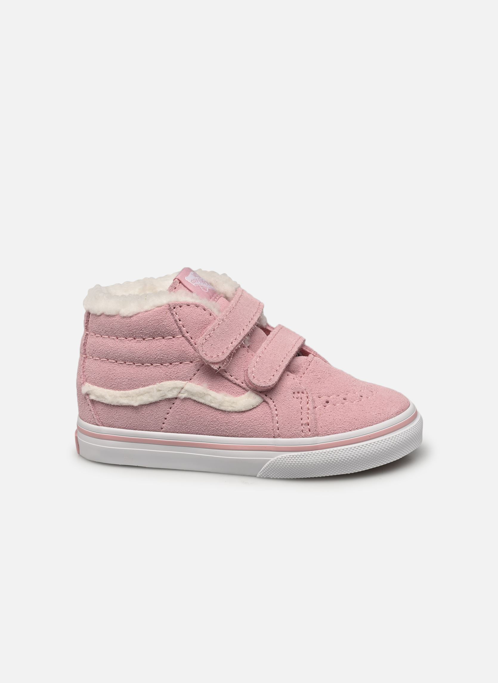 Baskets basses SK8-Mid Reissue V BB fille rose Vans Baskets basses SK8-Mid Reissue V BB fille rose SHERPA POP PINK