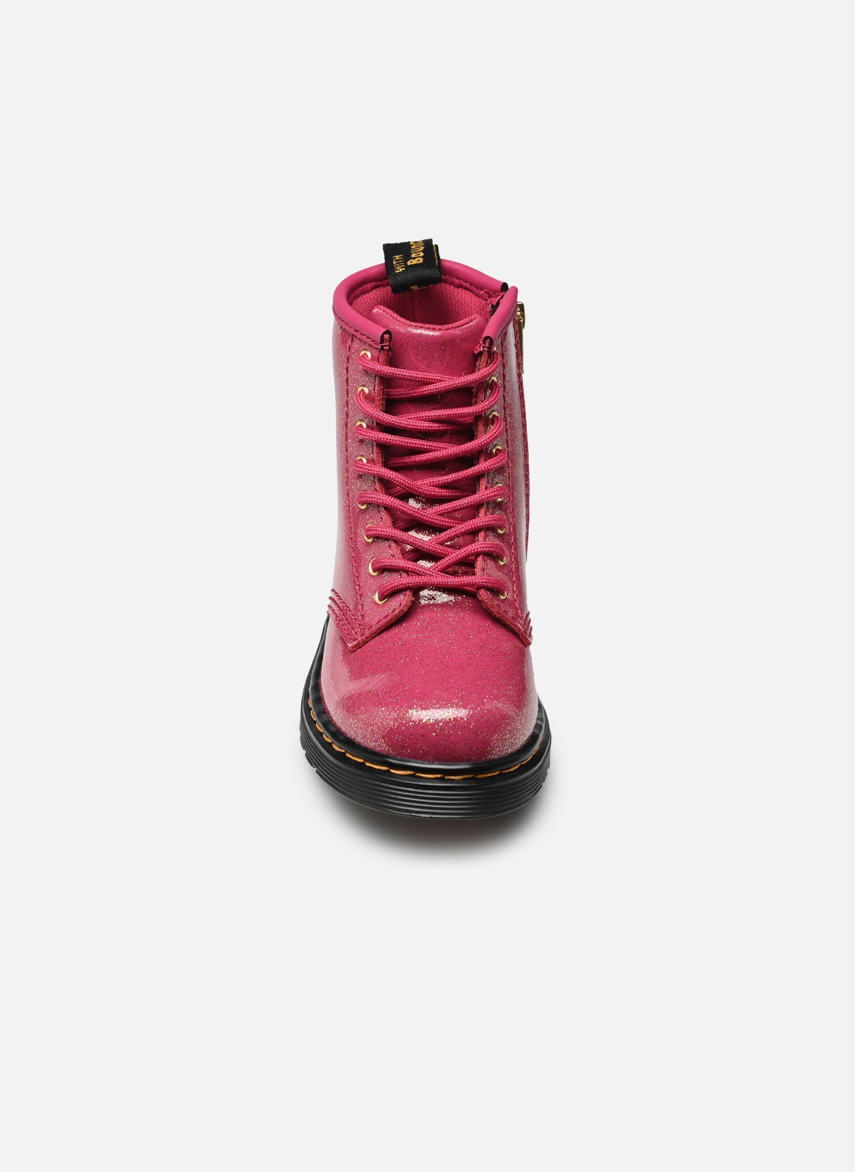 Bottines 1460 T fille rose Dr. Martens Bottines 1460 T fille rose FUCHSIA SILVER NEBULA GLITTER
