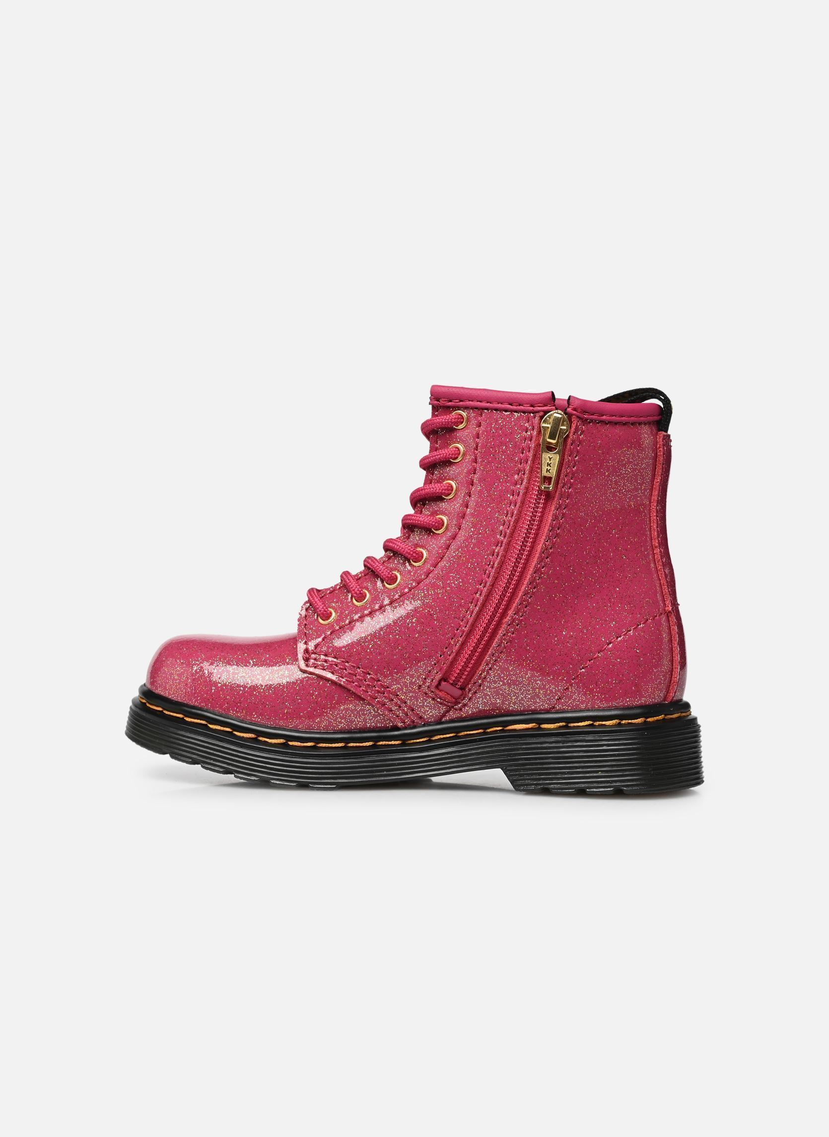 Bottines 1460 T fille rose Dr. Martens Bottines 1460 T fille rose FUCHSIA SILVER NEBULA GLITTER