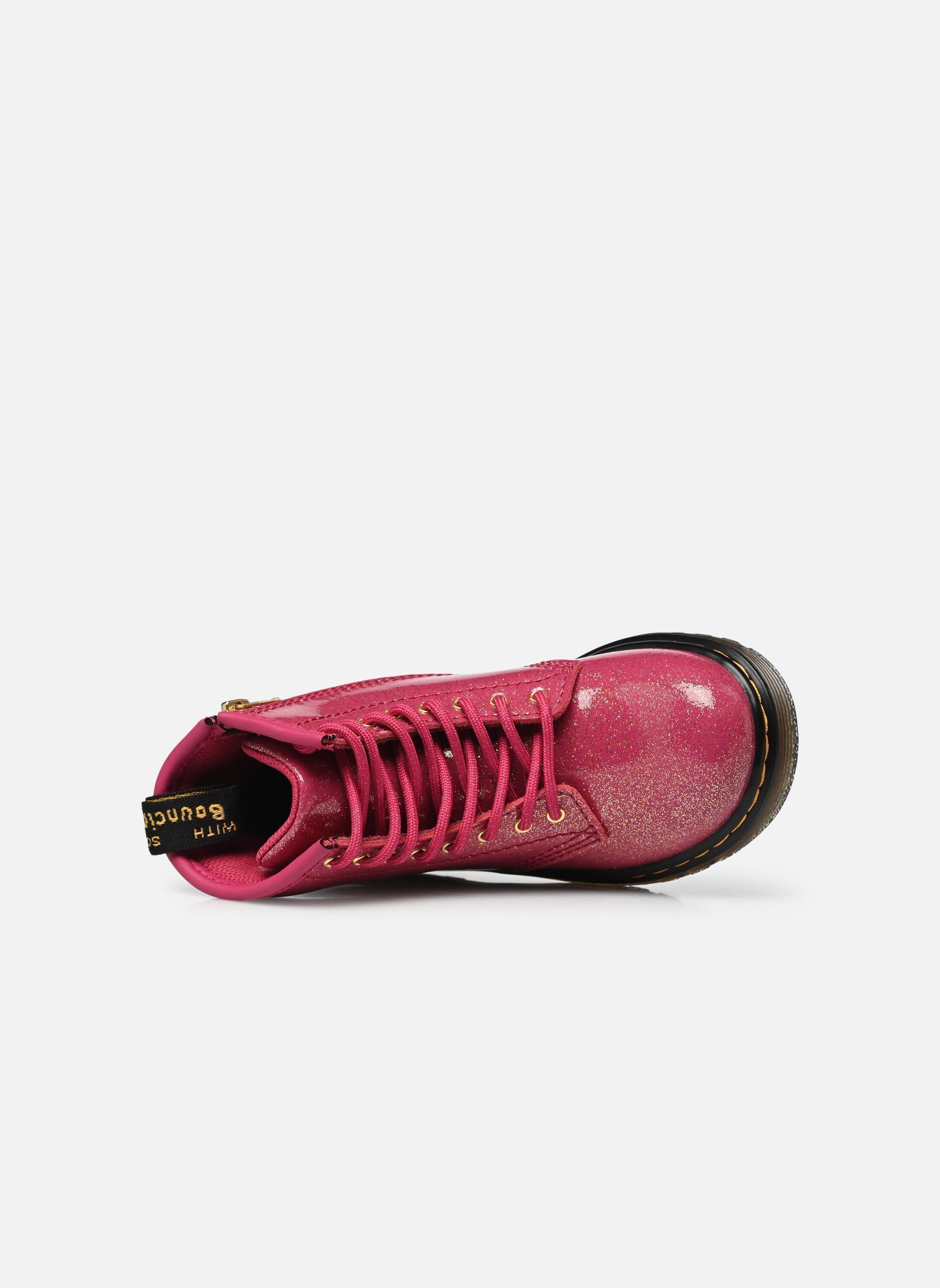 Bottines 1460 T fille rose Dr. Martens Bottines 1460 T fille rose FUCHSIA SILVER NEBULA GLITTER
