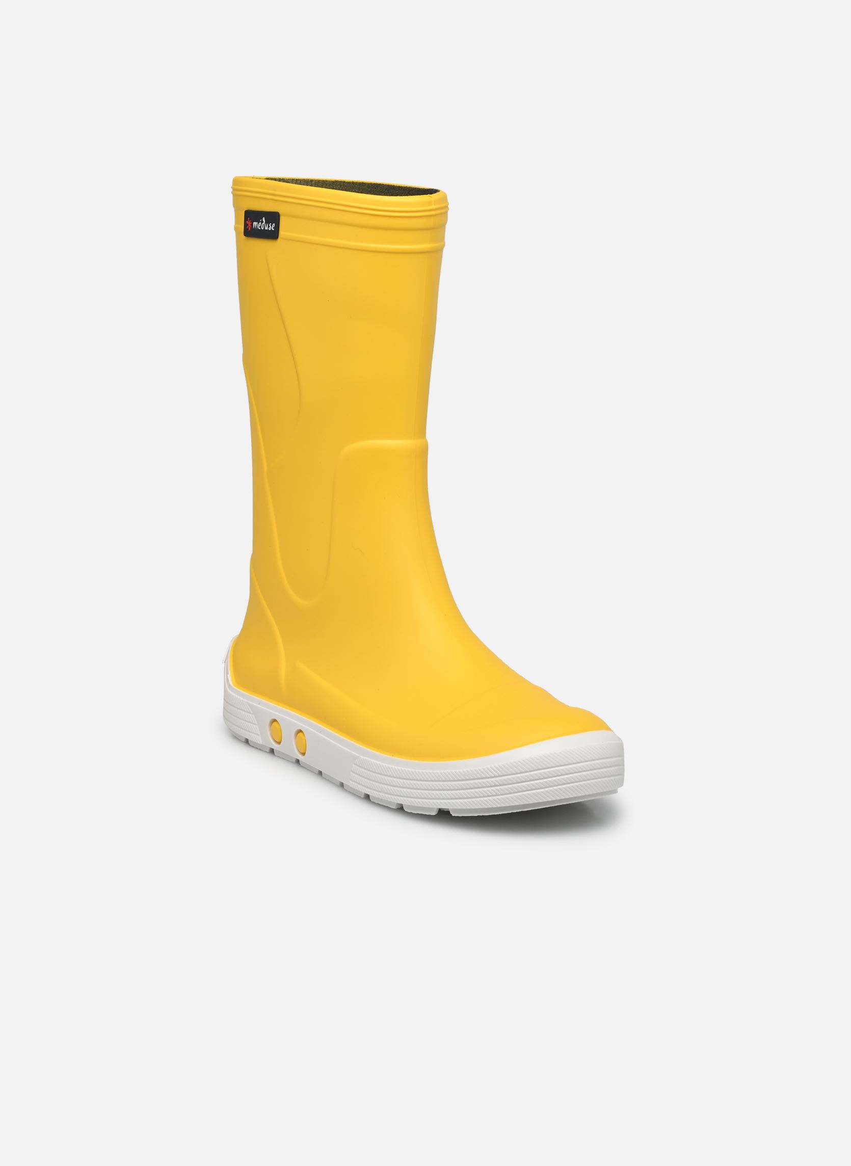 Regenlaarzen Airport geel Méduse Regenlaarzen Airport geel JAUNE BLANC