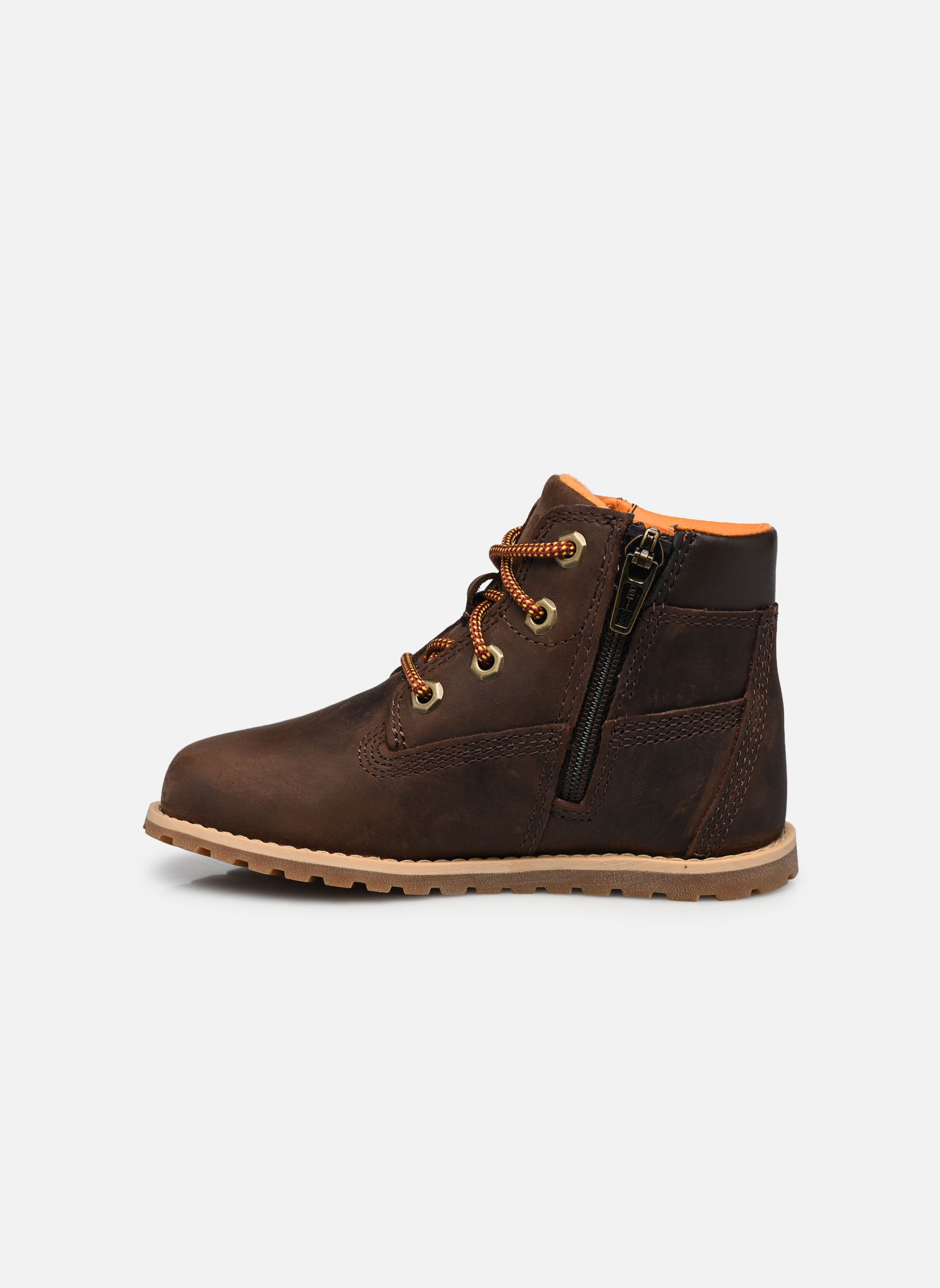 Schuhe für die ersten Schritte Pokey Pine 6In Boot with braun Timberland Schuhe für die ersten Schritte Pokey Pine 6In Boot with braun DK BROWN FULL GRAIN2