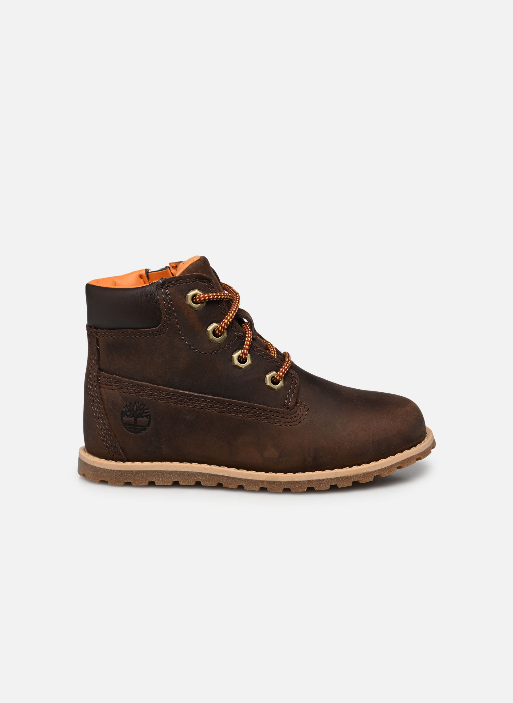 Schuhe für die ersten Schritte Pokey Pine 6In Boot with braun Timberland Schuhe für die ersten Schritte Pokey Pine 6In Boot with braun DK BROWN FULL GRAIN2