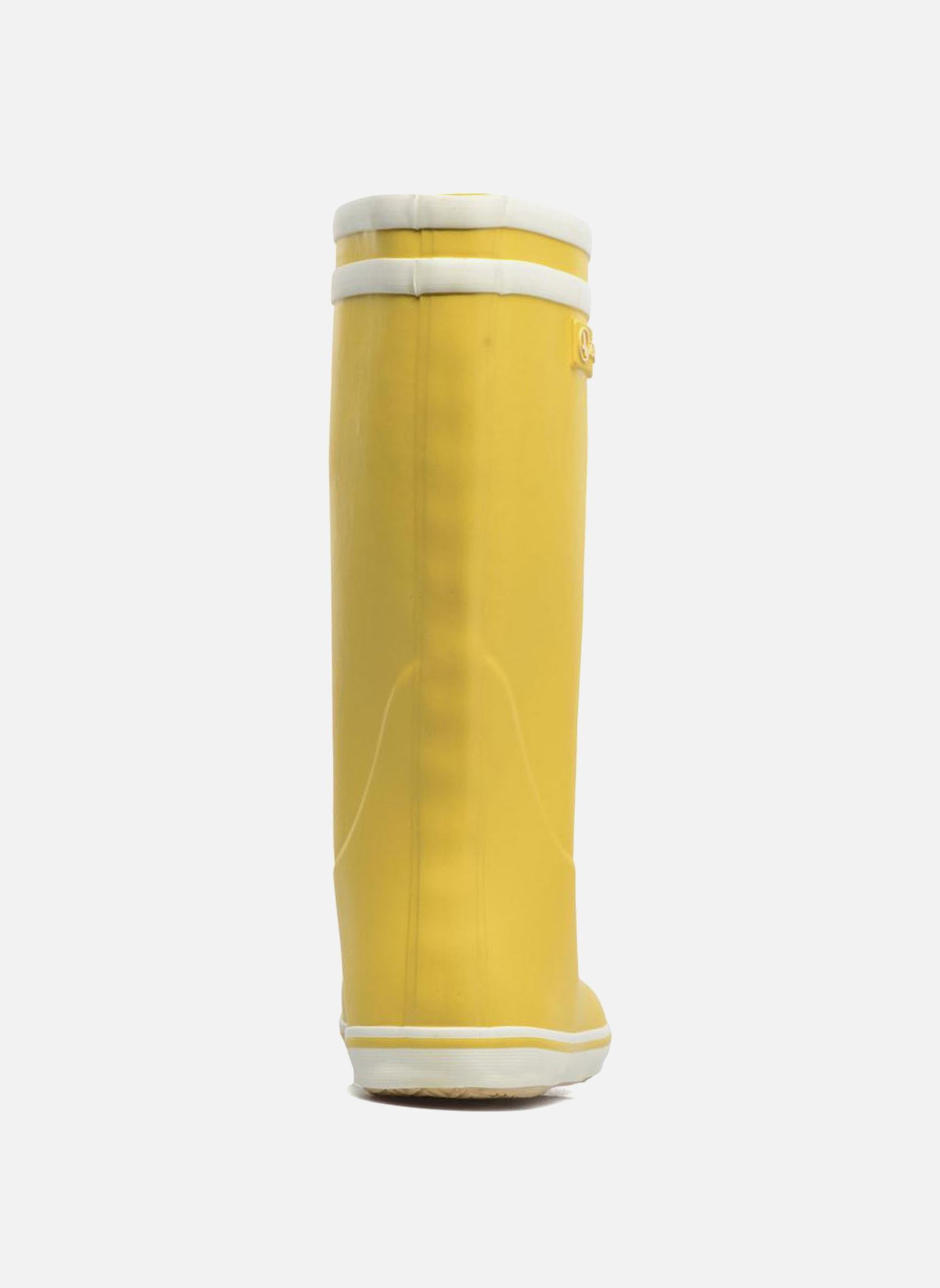 Bottes de pluie Malouine Bt W femme jaune Aigle Bottes de pluie Malouine Bt W femme jaune Jaune blanc