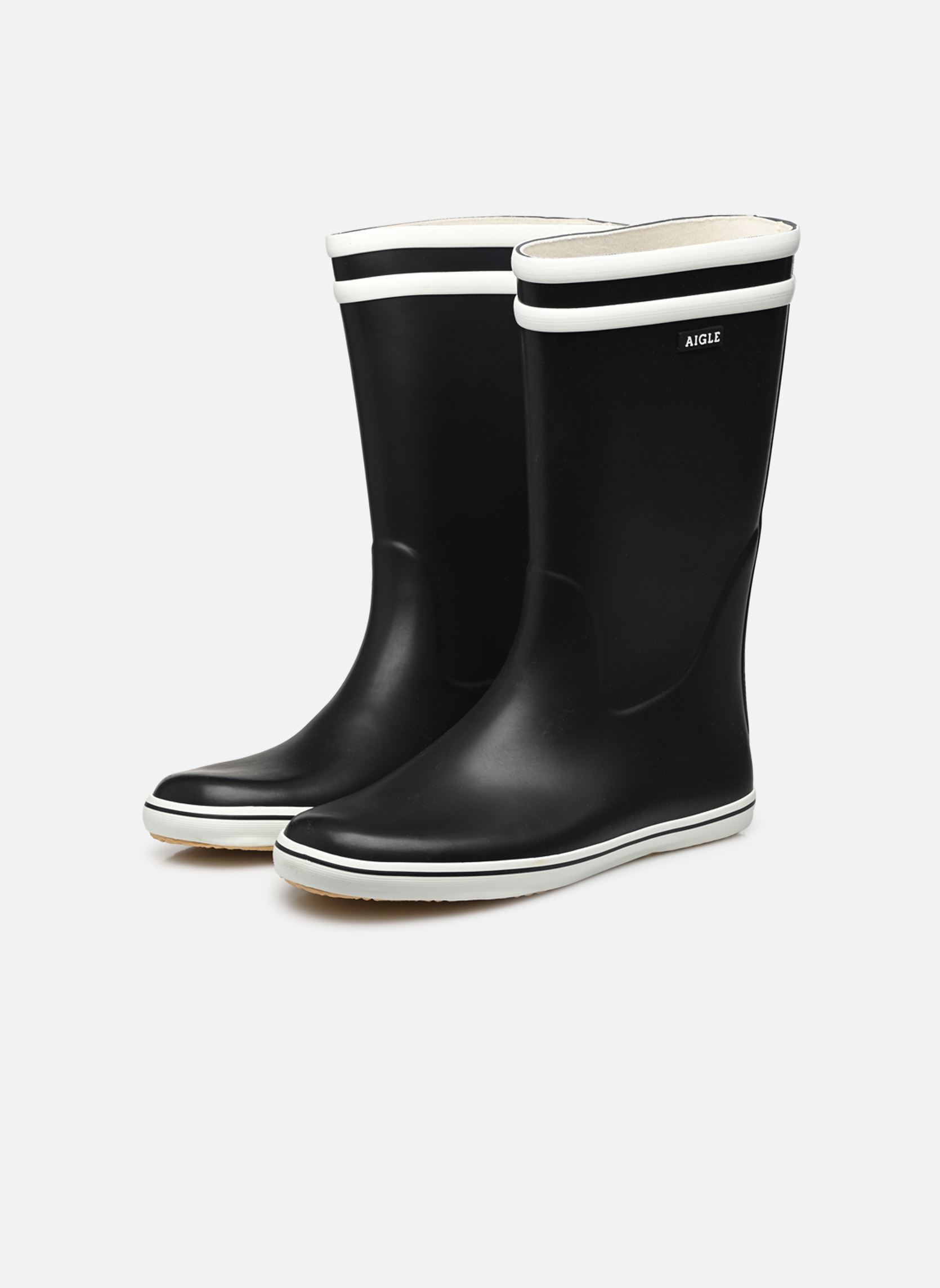 Bottes de pluie Malouine Bt W femme bleu Aigle Bottes de pluie Malouine Bt W femme bleu MARINE BLANC
