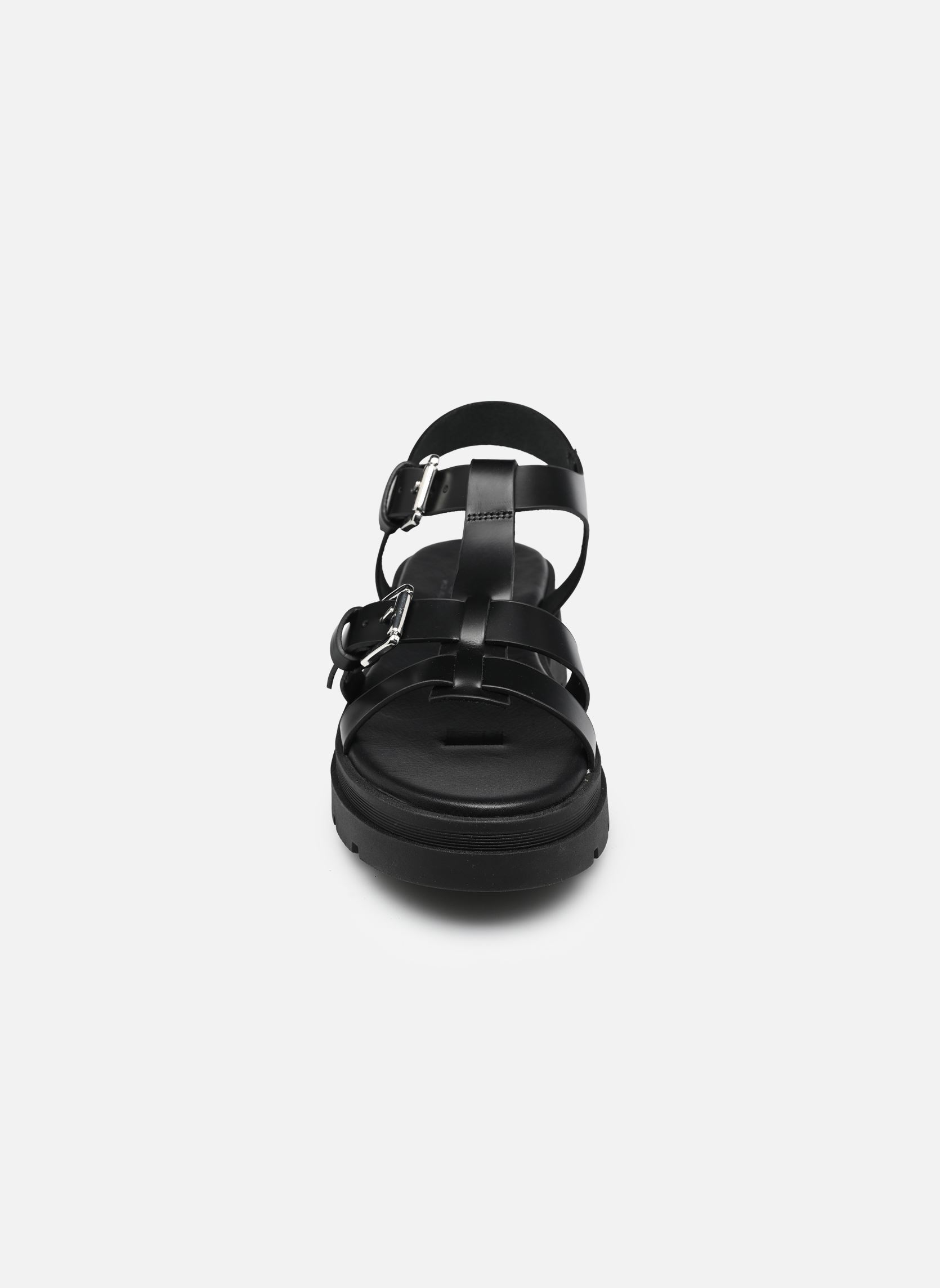 Sandalen met sleehak en plateau Denise dames zwart JB Martin Sandalen met sleehak en plateau Denise dames zwart 121