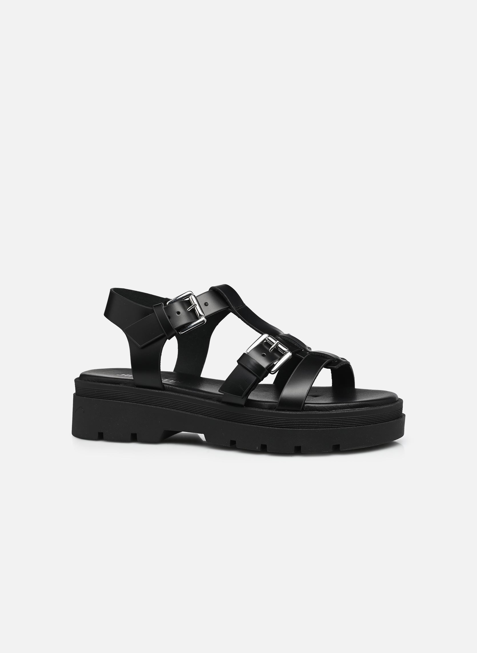 Sandalen met sleehak en plateau Denise dames zwart JB Martin Sandalen met sleehak en plateau Denise dames zwart 121