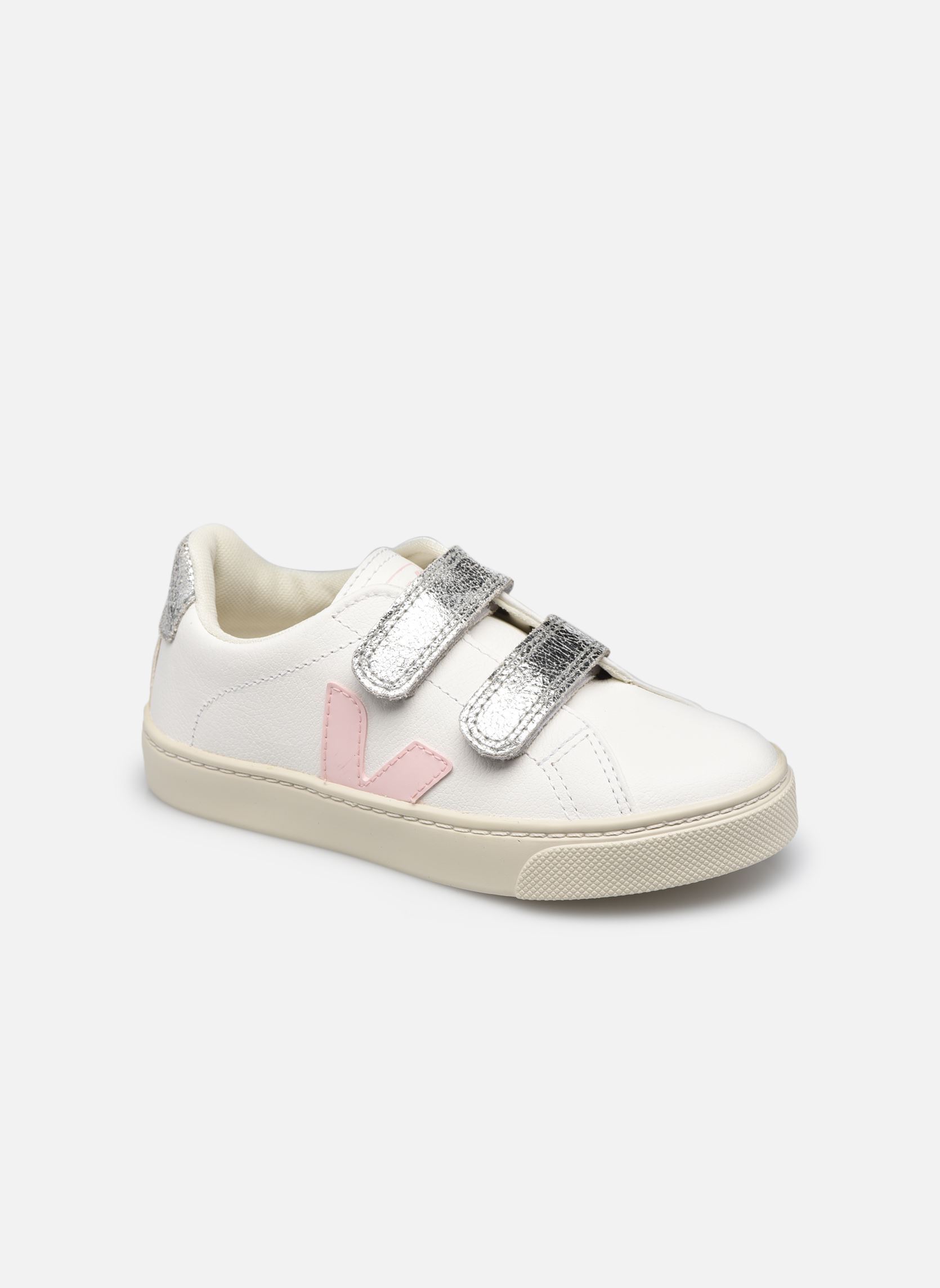 Niedrige Sneaker Esplar Small Velcro mädchen rosa Veja Niedrige Sneaker Esplar Small Velcro mädchen rosa Extra White Petale Silver