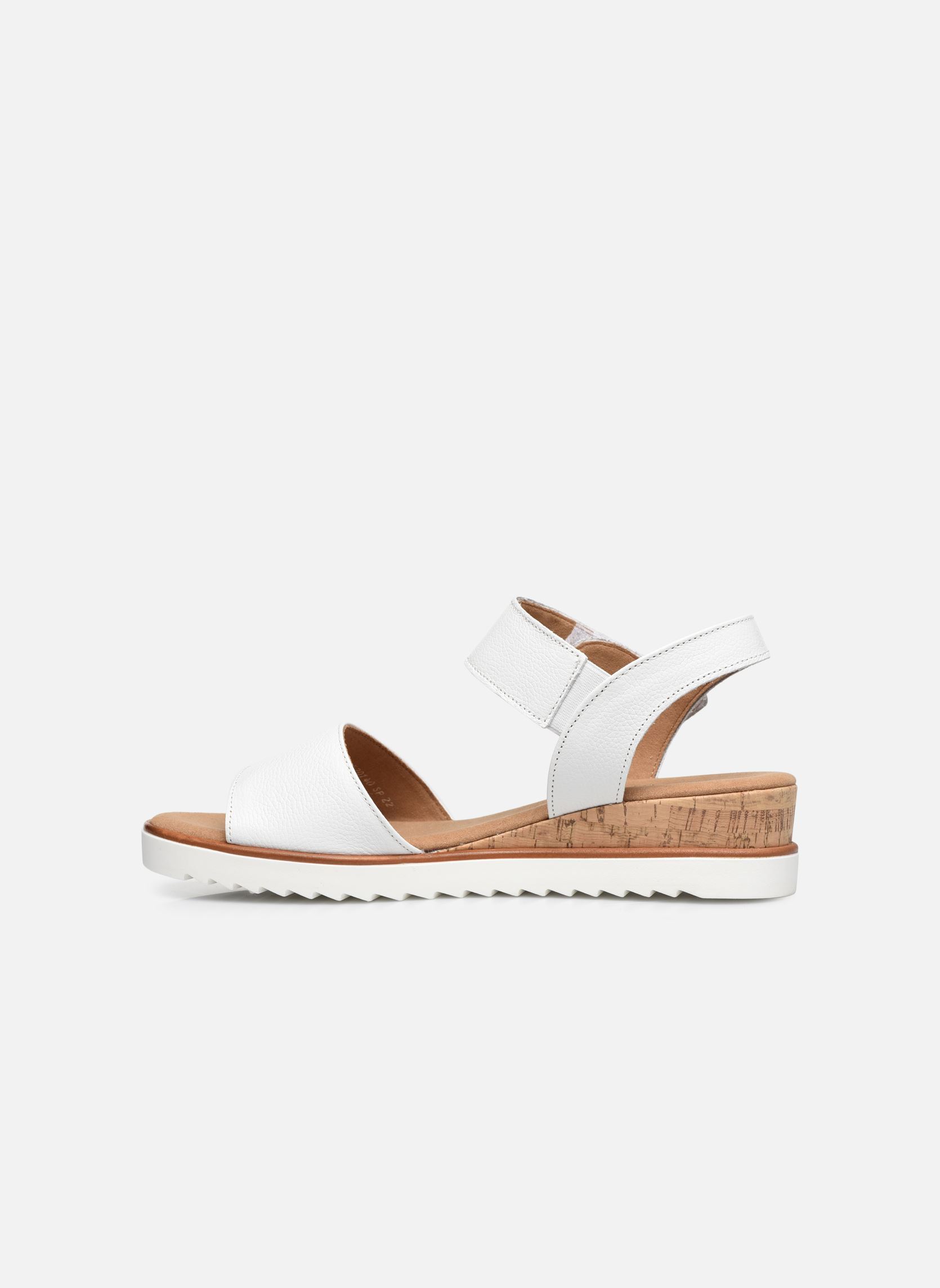 Sandales compensées et plateformes Claire femme blanc Gabor Sandales compensées et plateformes Claire femme blanc Blanc