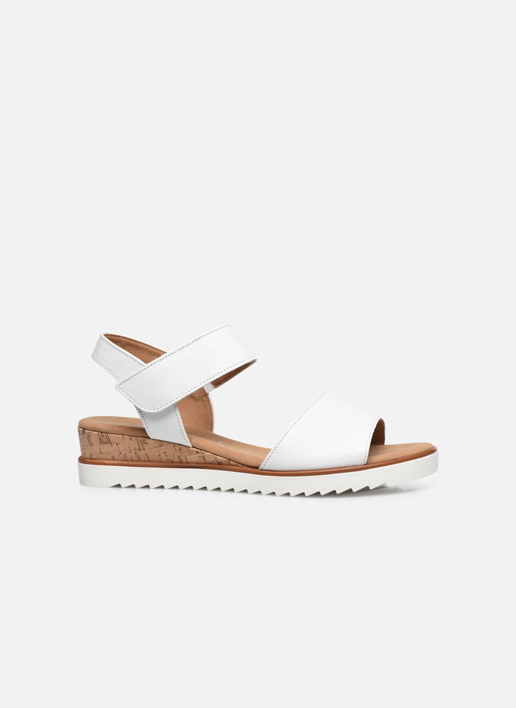 Sandales compensées et plateformes Claire femme blanc Gabor Sandales compensées et plateformes Claire femme blanc Blanc