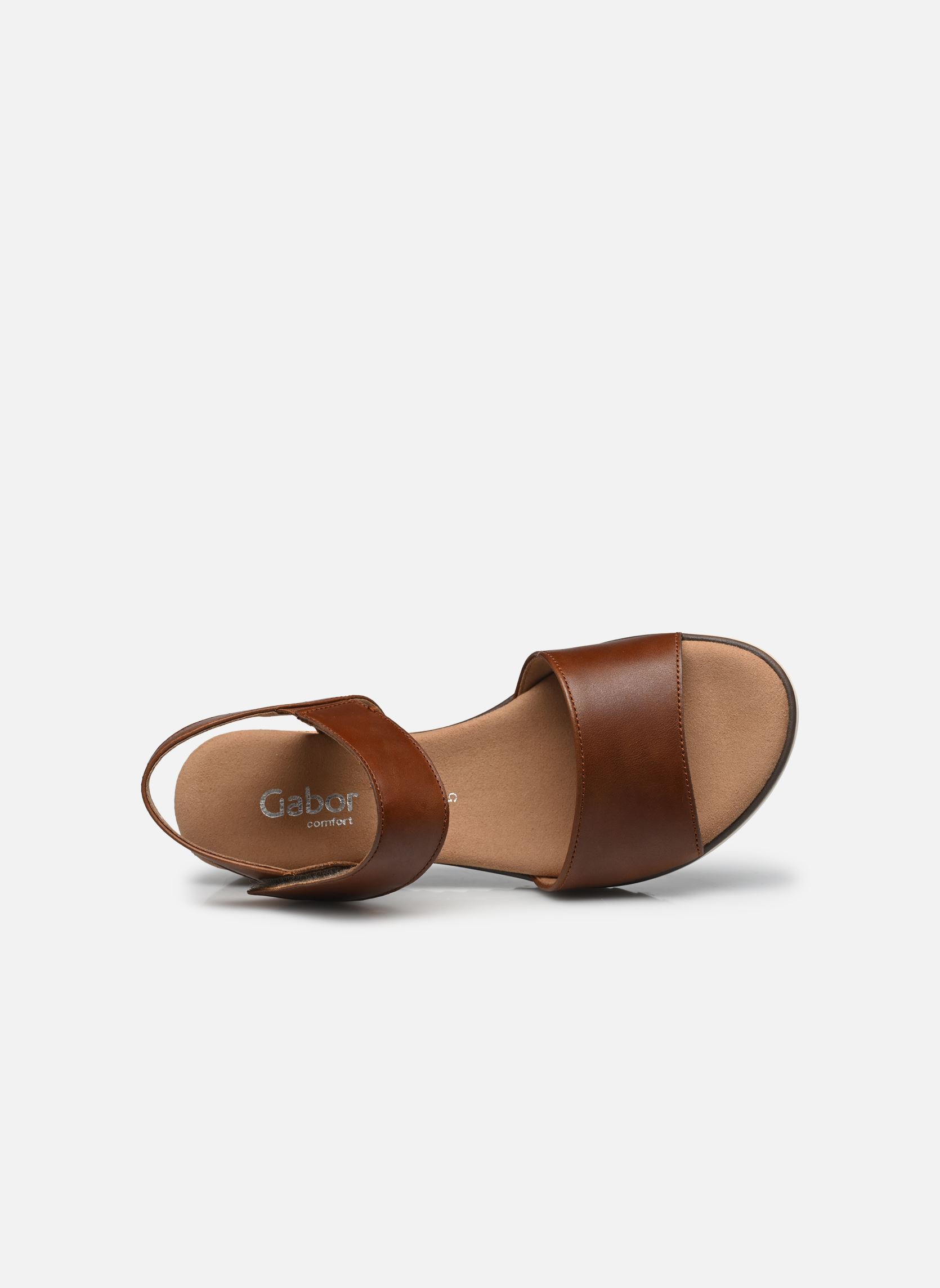 Sandales compensées et plateformes Claire femme marron Gabor Sandales compensées et plateformes Claire femme marron CAMEL