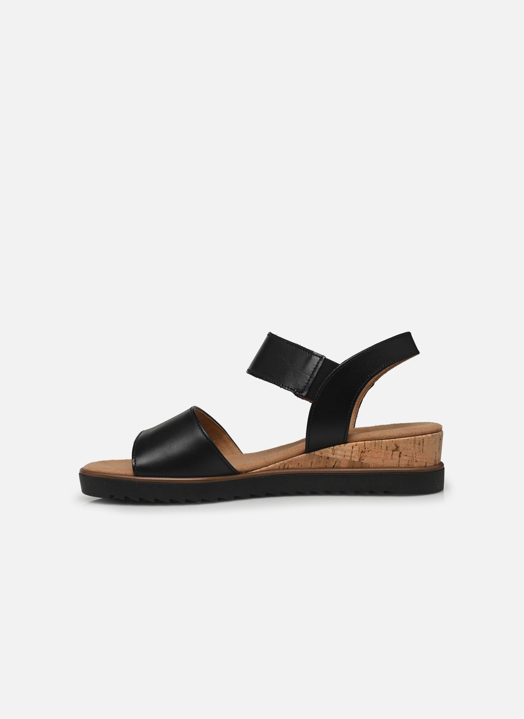 Sandalen met sleehak en plateau Claire dames zwart Gabor Sandalen met sleehak en plateau Claire dames zwart SCHWARZ