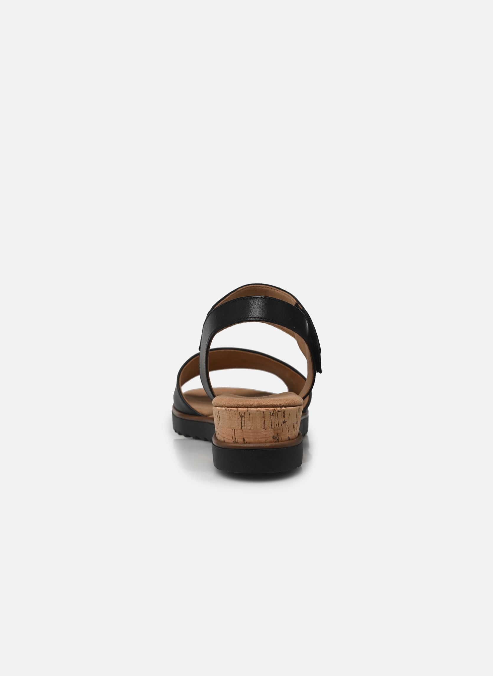 Sandalen met sleehak en plateau Claire dames zwart Gabor Sandalen met sleehak en plateau Claire dames zwart SCHWARZ