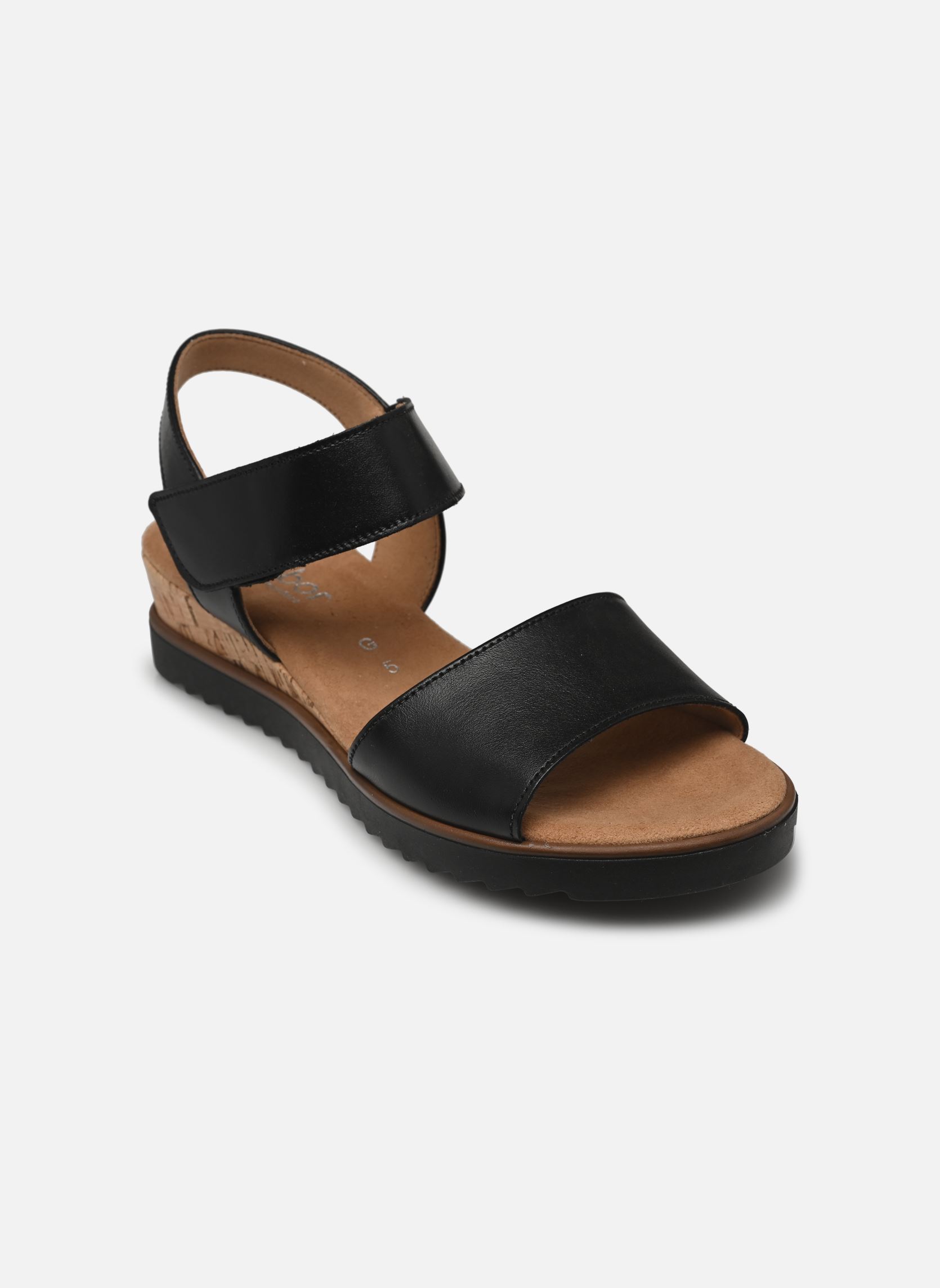 Sandalen met sleehak en plateau Claire dames zwart Gabor Sandalen met sleehak en plateau Claire dames zwart SCHWARZ