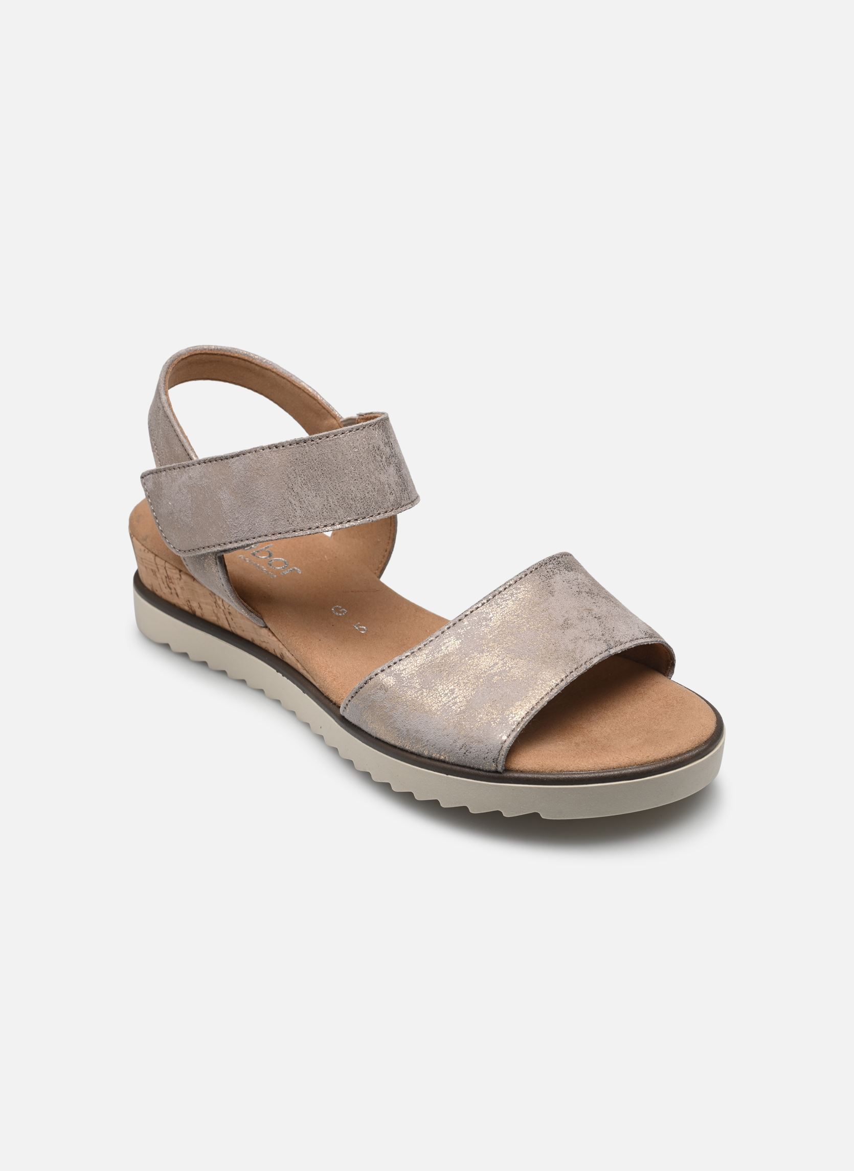 Gabor Décolleté Donna Con Plateau E Tacco A Imbuto 5 Cm - Pelle Pregiata, Larghezza Normale (F), Collezione Fashion