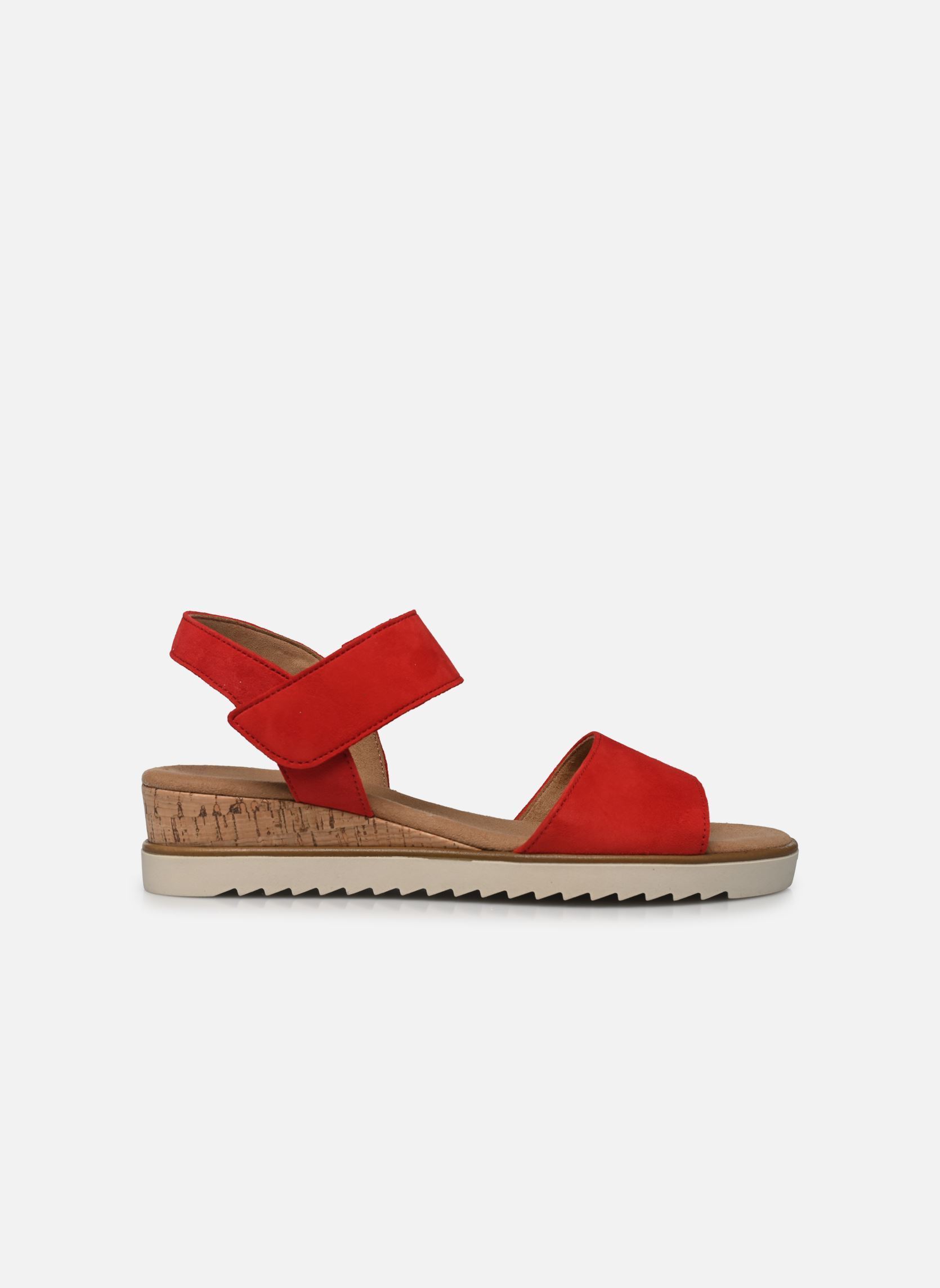 Keil- und Plateausandalen Claire damen rot Gabor Keil- und Plateausandalen Claire damen rot FIRE