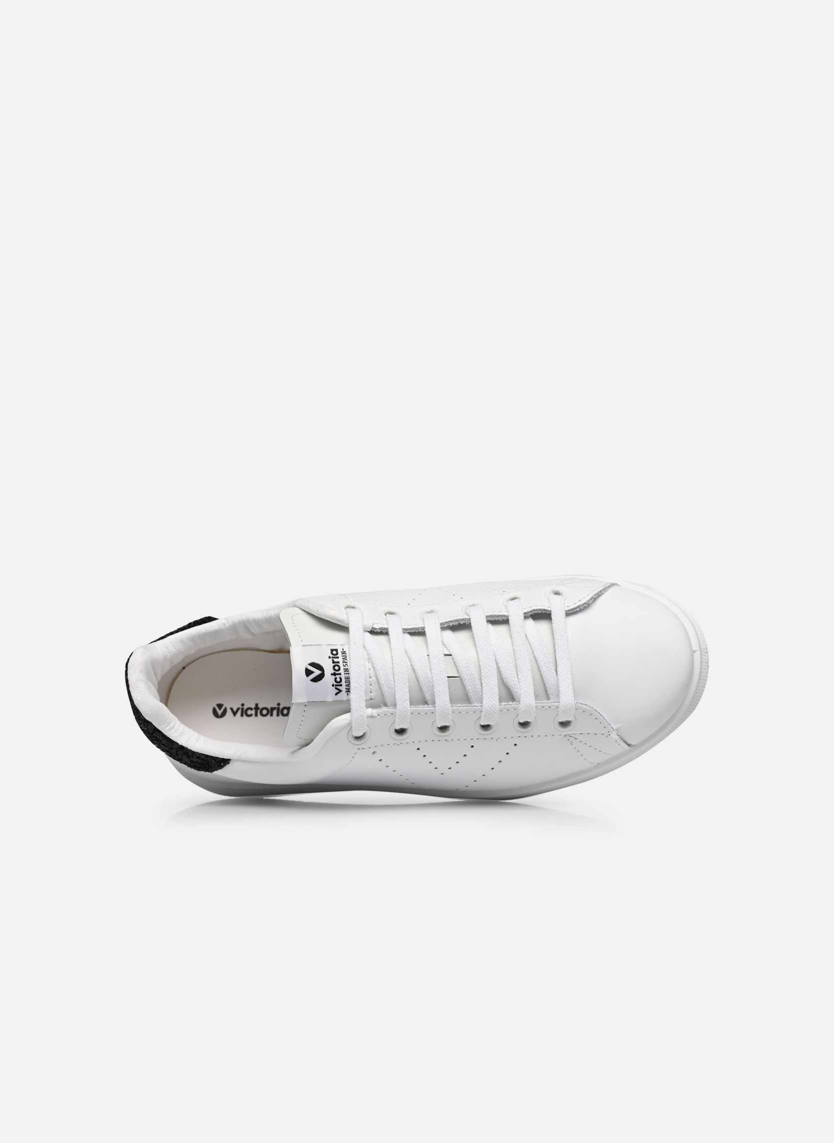 Niedrige Sneaker Tenis Piel W damen weiß Victoria Niedrige Sneaker Tenis Piel W damen weiß NEGRO 4