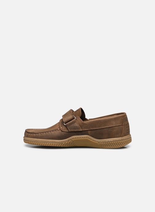 Chaussures à scratch TBS Galais Marron vue face