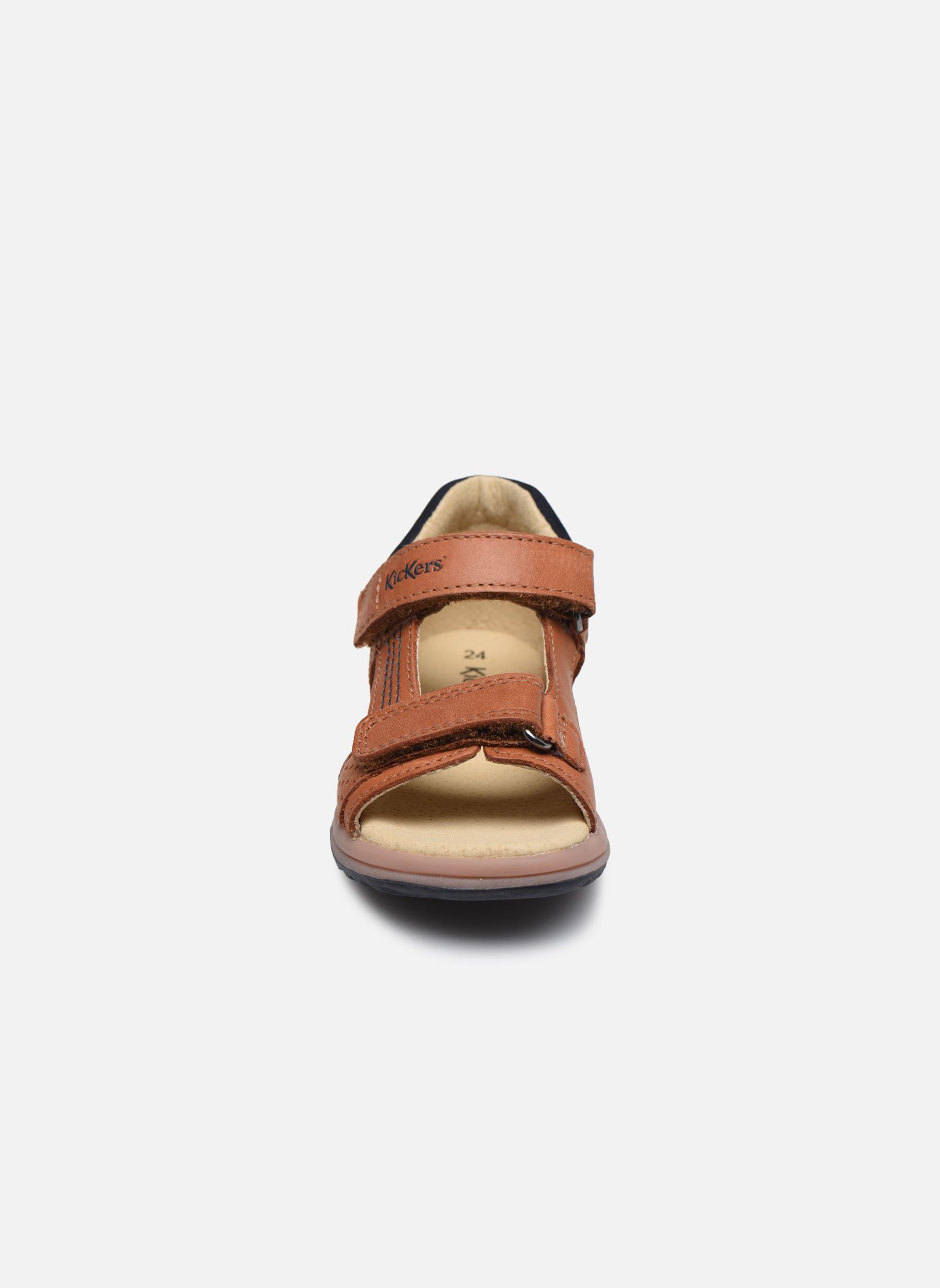 Sandales Plazabi garçon marron Kickers Sandales Plazabi garçon marron CAMEL