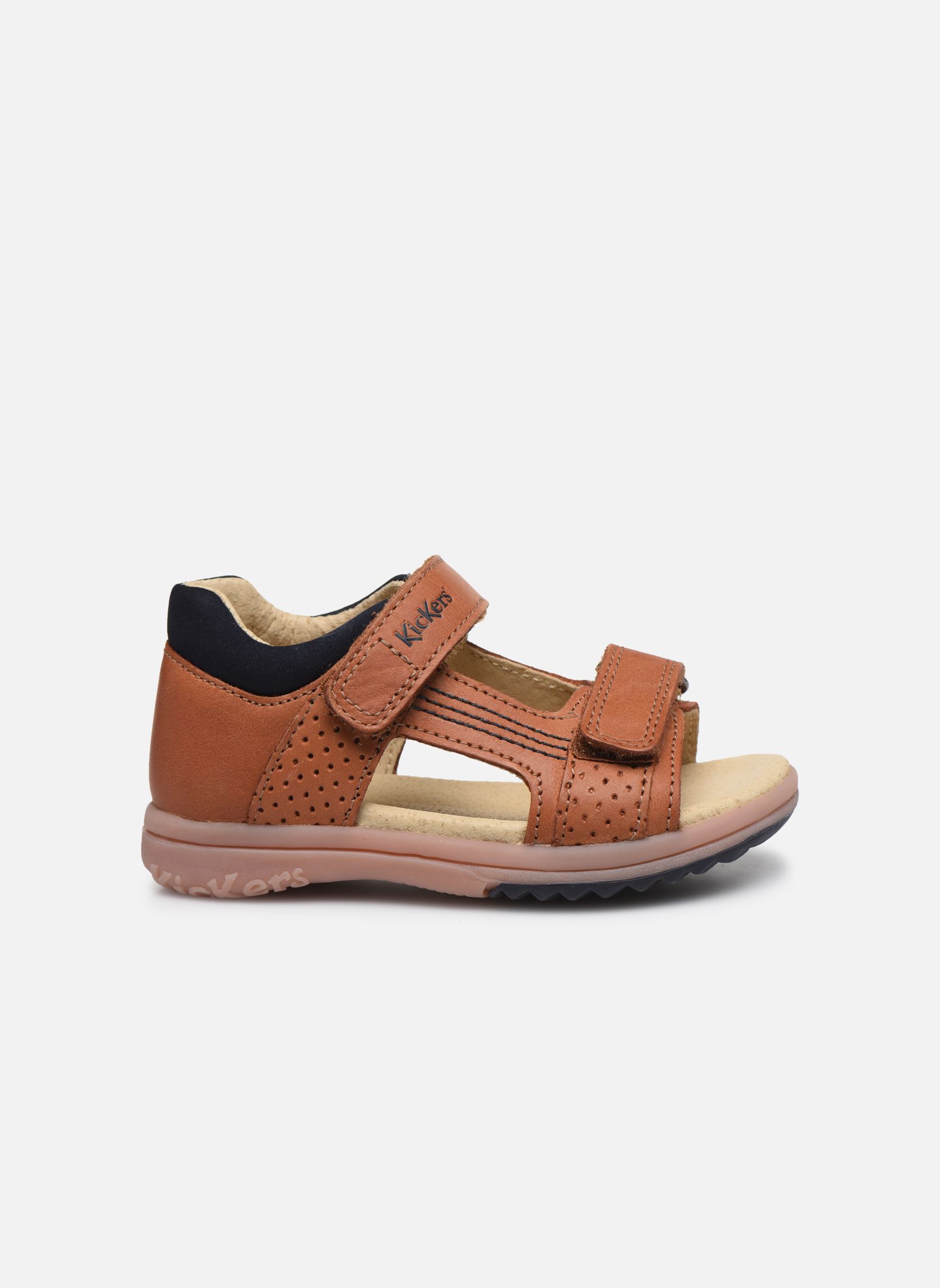 Sandales Plazabi garçon marron Kickers Sandales Plazabi garçon marron CAMEL