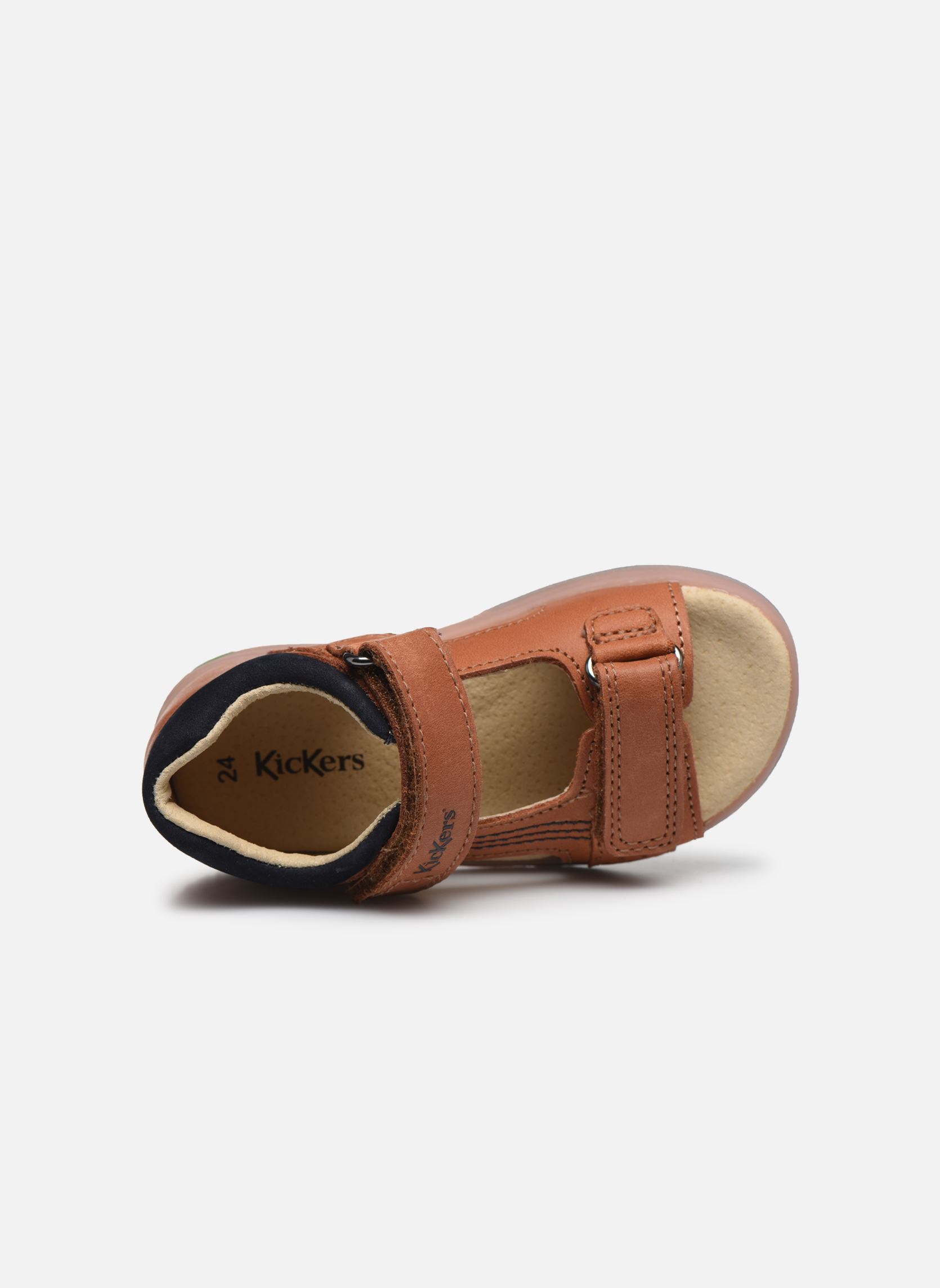 Sandales Plazabi garçon marron Kickers Sandales Plazabi garçon marron CAMEL