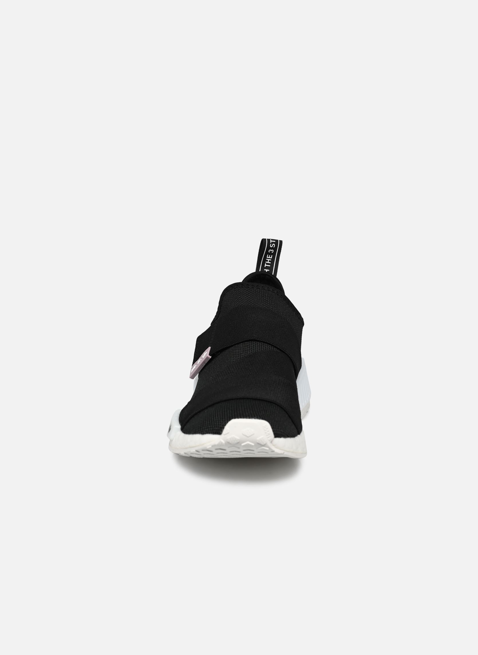 Niedrige Sneaker Nmd_R1 W damen schwarz adidas originals Niedrige Sneaker Nmd_R1 W damen schwarz CBLACK/CBLACK/FTWWHT1