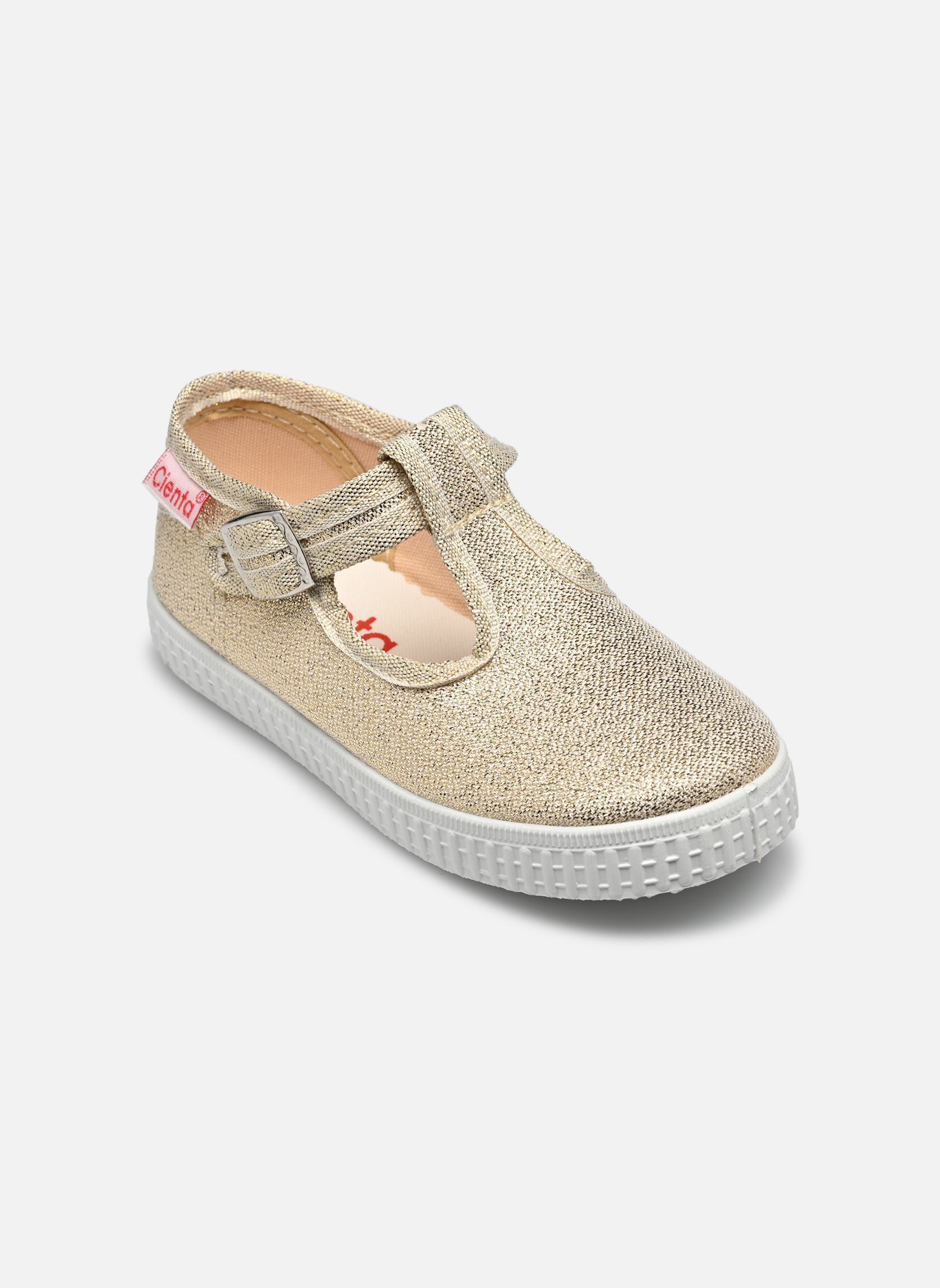 Baskets basses Foliv fille or et bronze Cienta Baskets basses Foliv fille or et bronze ORO
