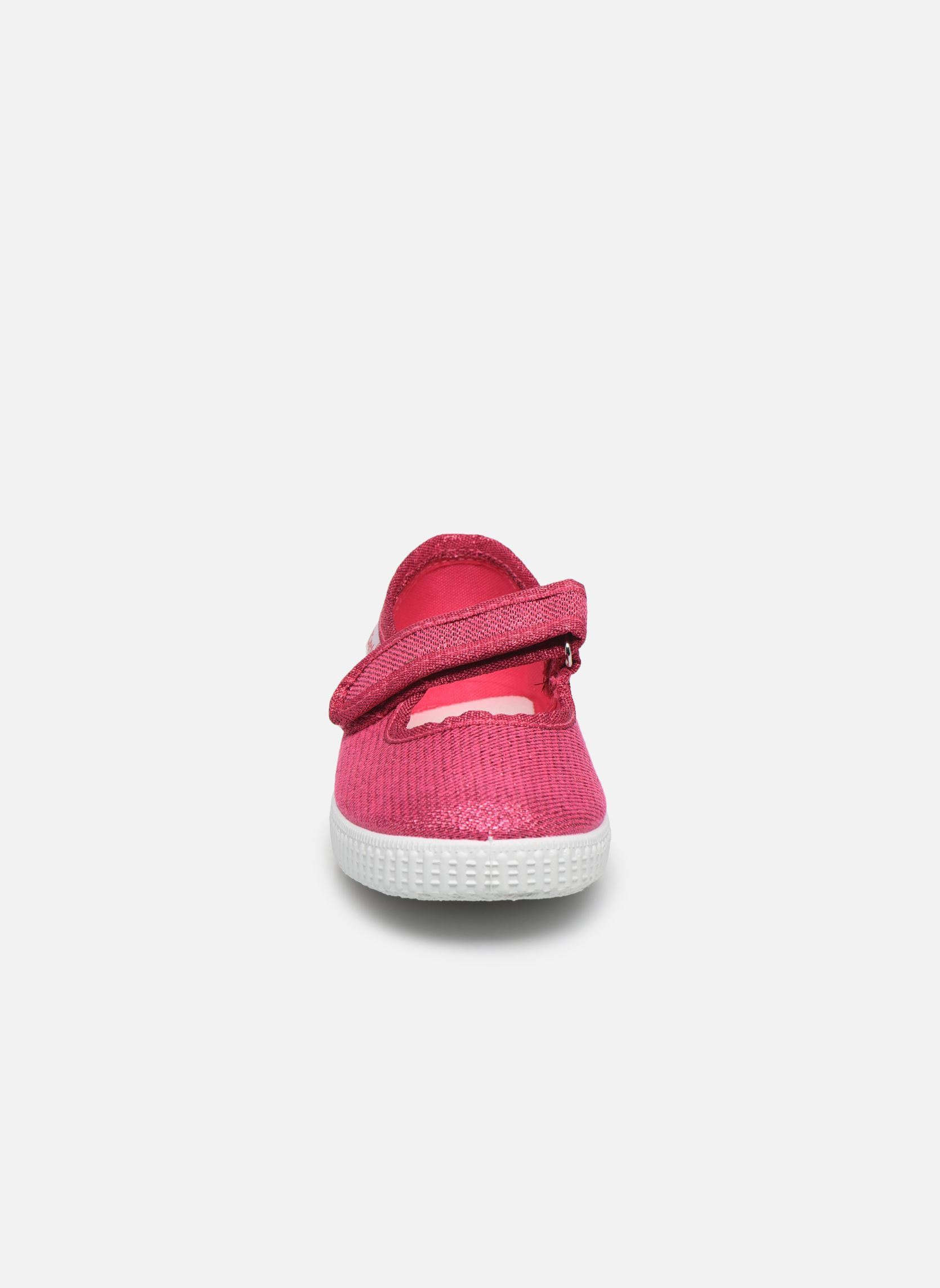 Baskets basses Darwina fille rose Cienta Baskets basses Darwina fille rose FUSHIA PAILLETES-01312