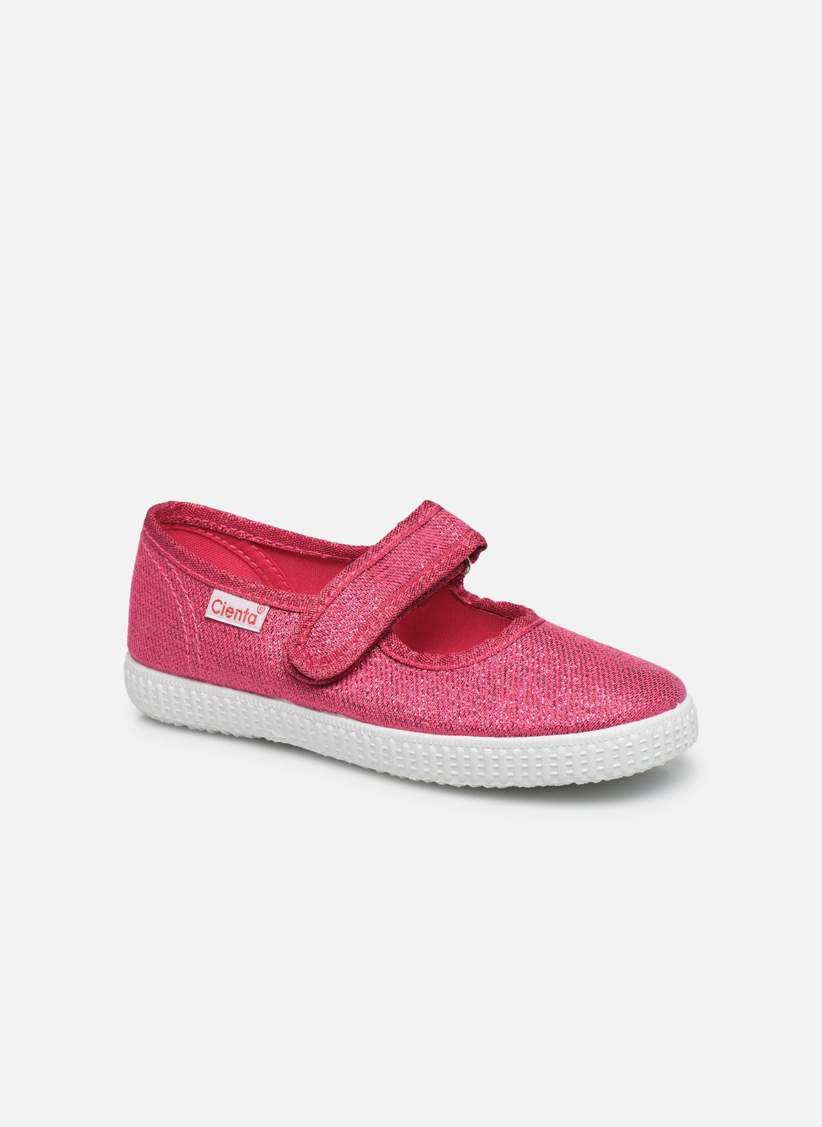 Baskets basses Darwina fille rose Cienta Baskets basses Darwina fille rose FUSHIA PAILLETES-01312
