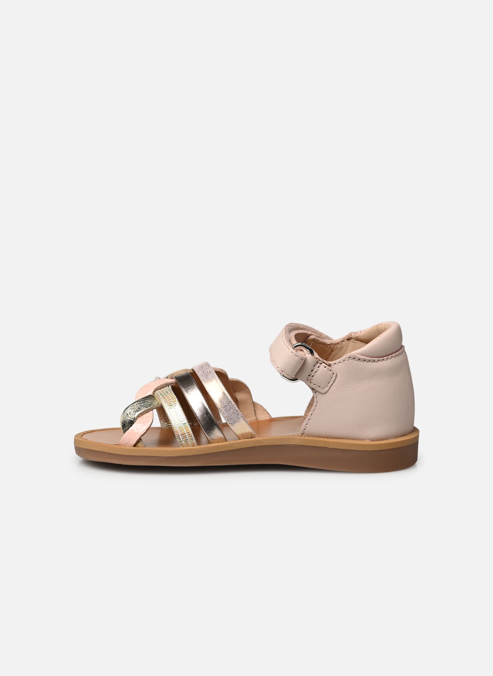 Sandalen Poppy Tresse mädchen rosa Pom d Api Sandalen Poppy Tresse mädchen rosa ROSE PERLE