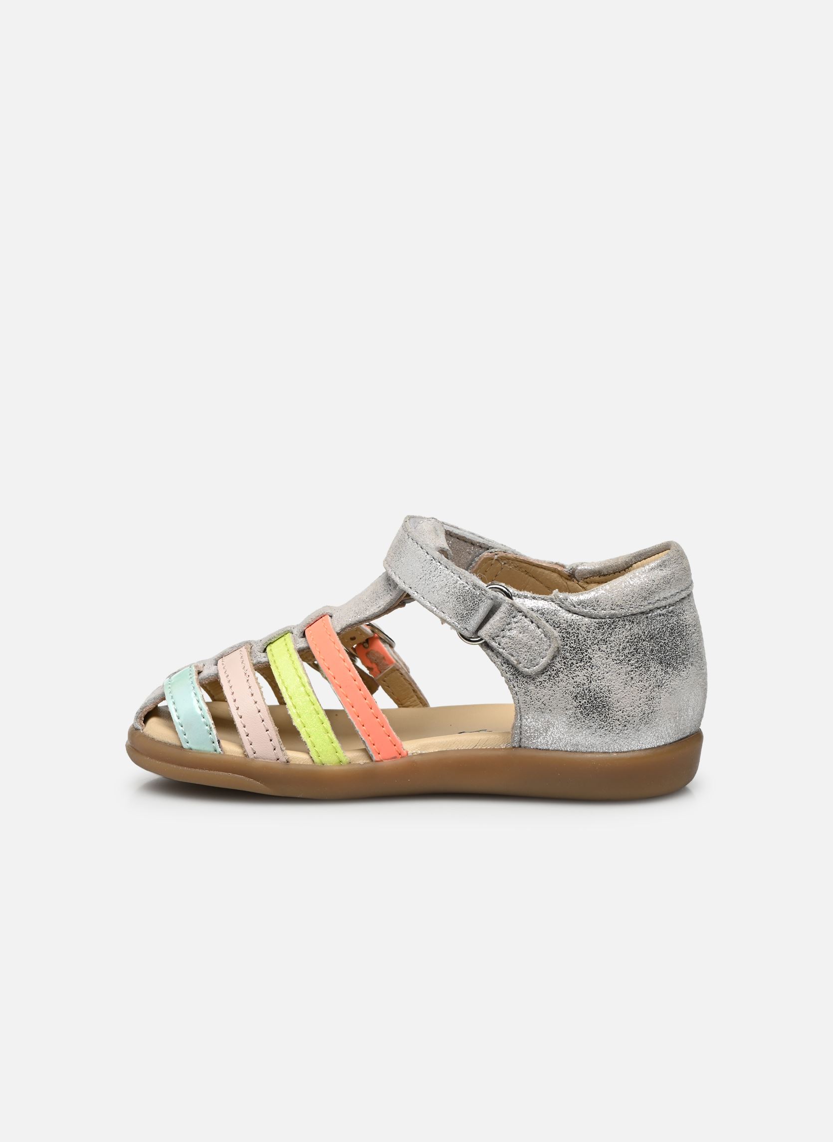 Sandalias Pika Spart niña plata Shoo Pom Sandalias Pika Spart niña plata SILVER - MULTI PASTEL 22
