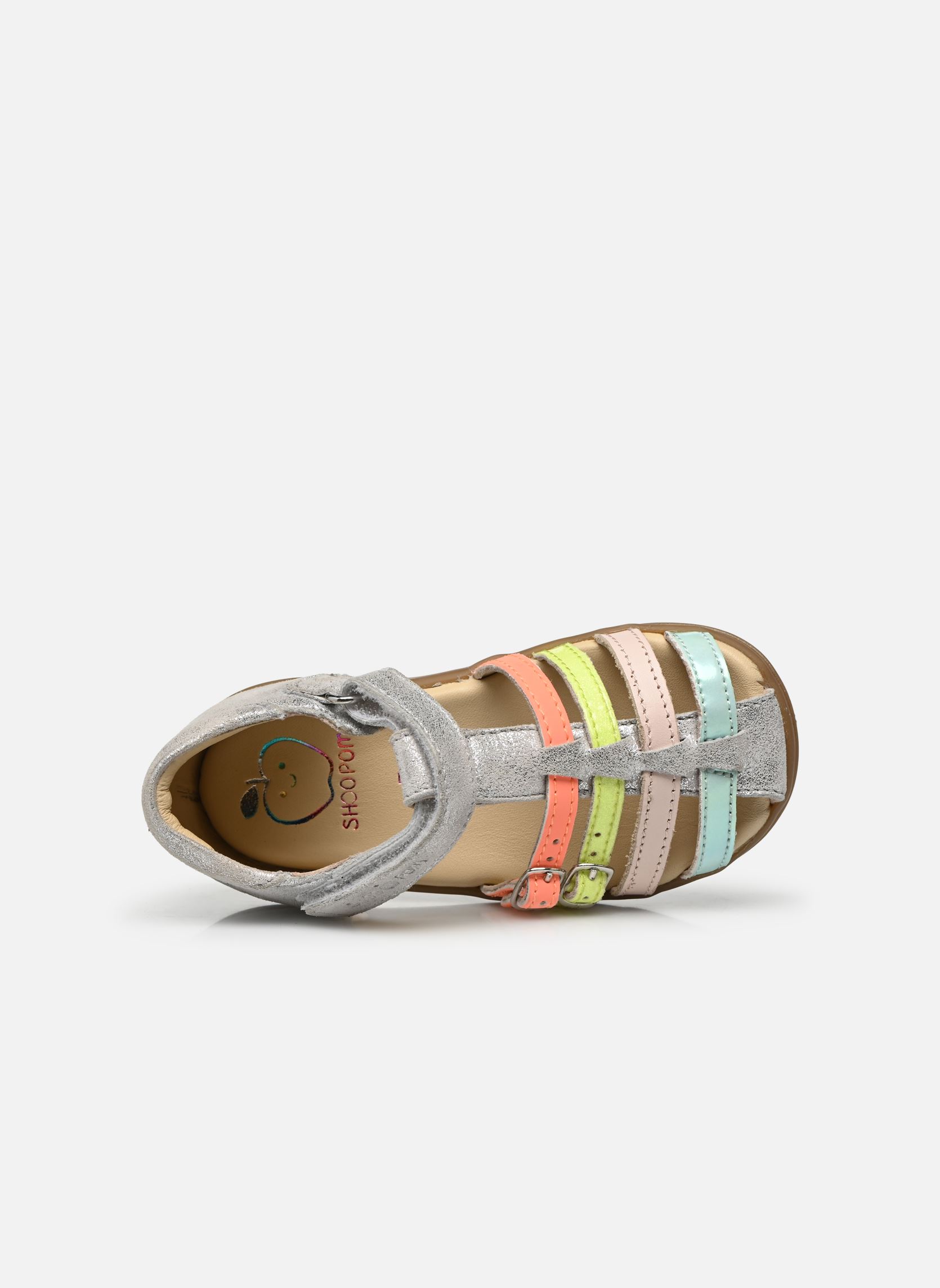 Sandalias Pika Spart niña plata Shoo Pom Sandalias Pika Spart niña plata SILVER - MULTI PASTEL 22