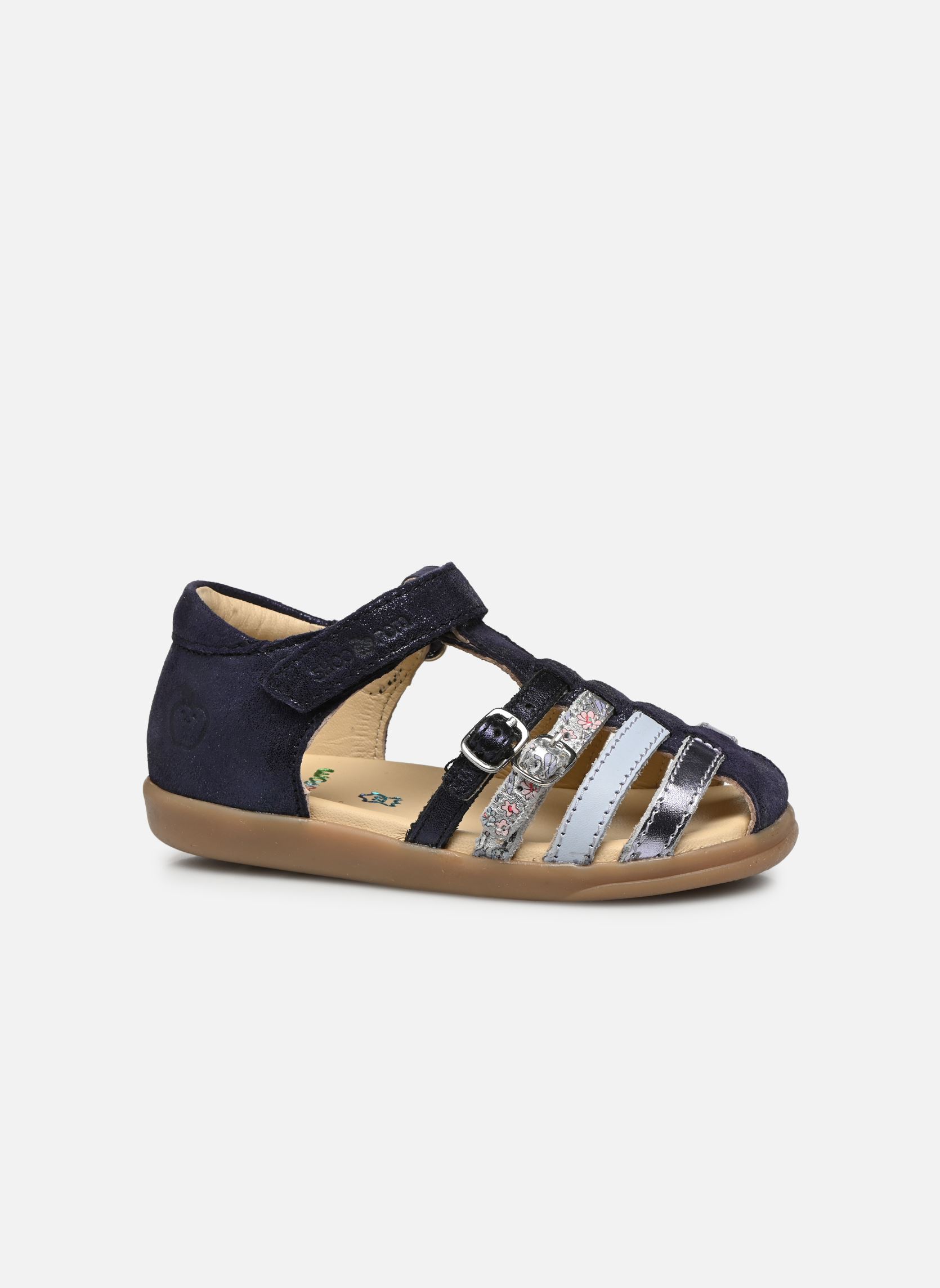 Sandalen Pika Spart meisjes blauw Shoo Pom Sandalen Pika Spart meisjes blauw NAVY - CIEL - LILAS